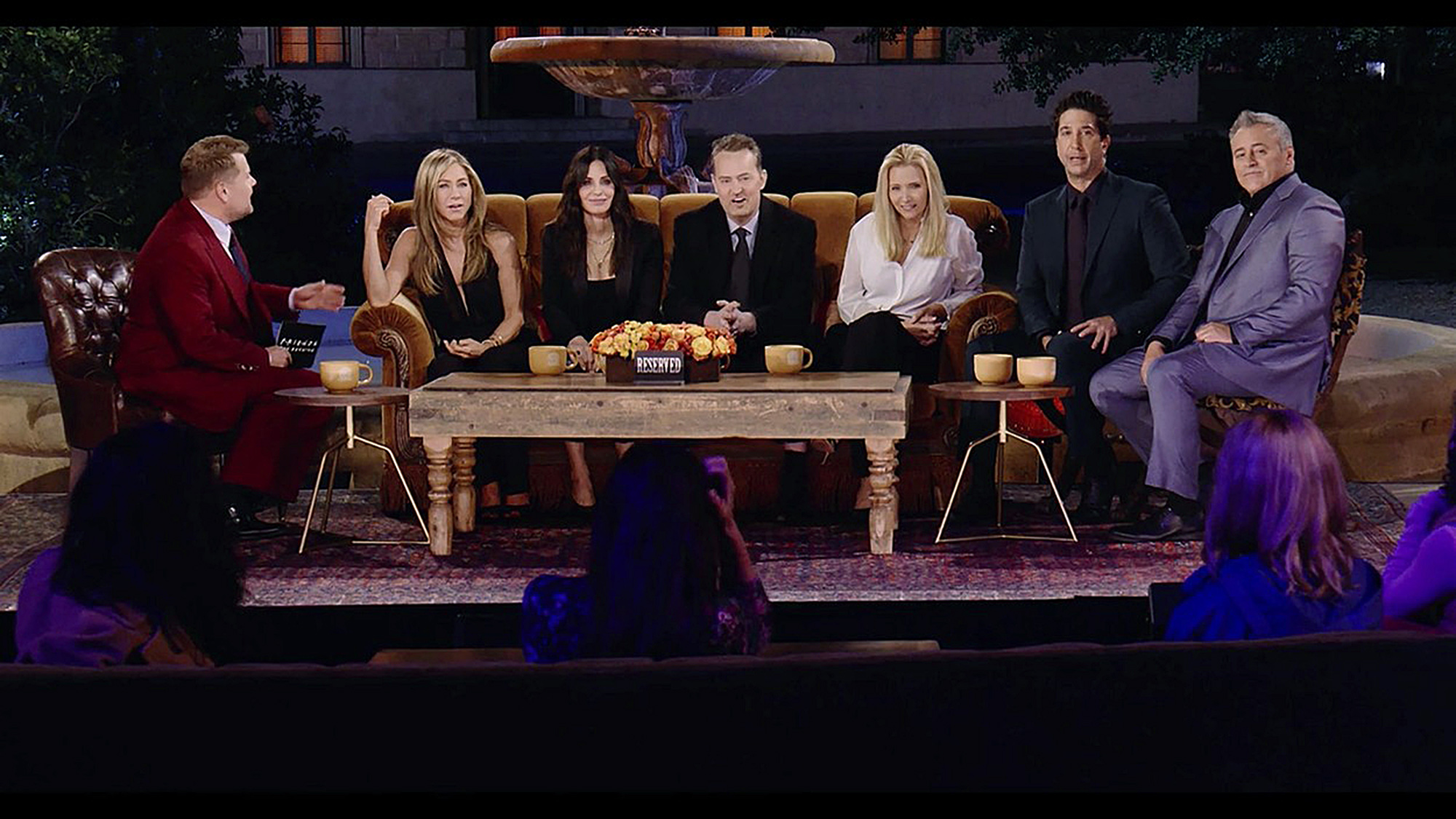 Friends: The Reunion: Jennifer Aniston, Courteney Cox, Lisa Kudrow, Matt LeBlanc, Matthew Perry, David Schwimmer a Lady Gaga