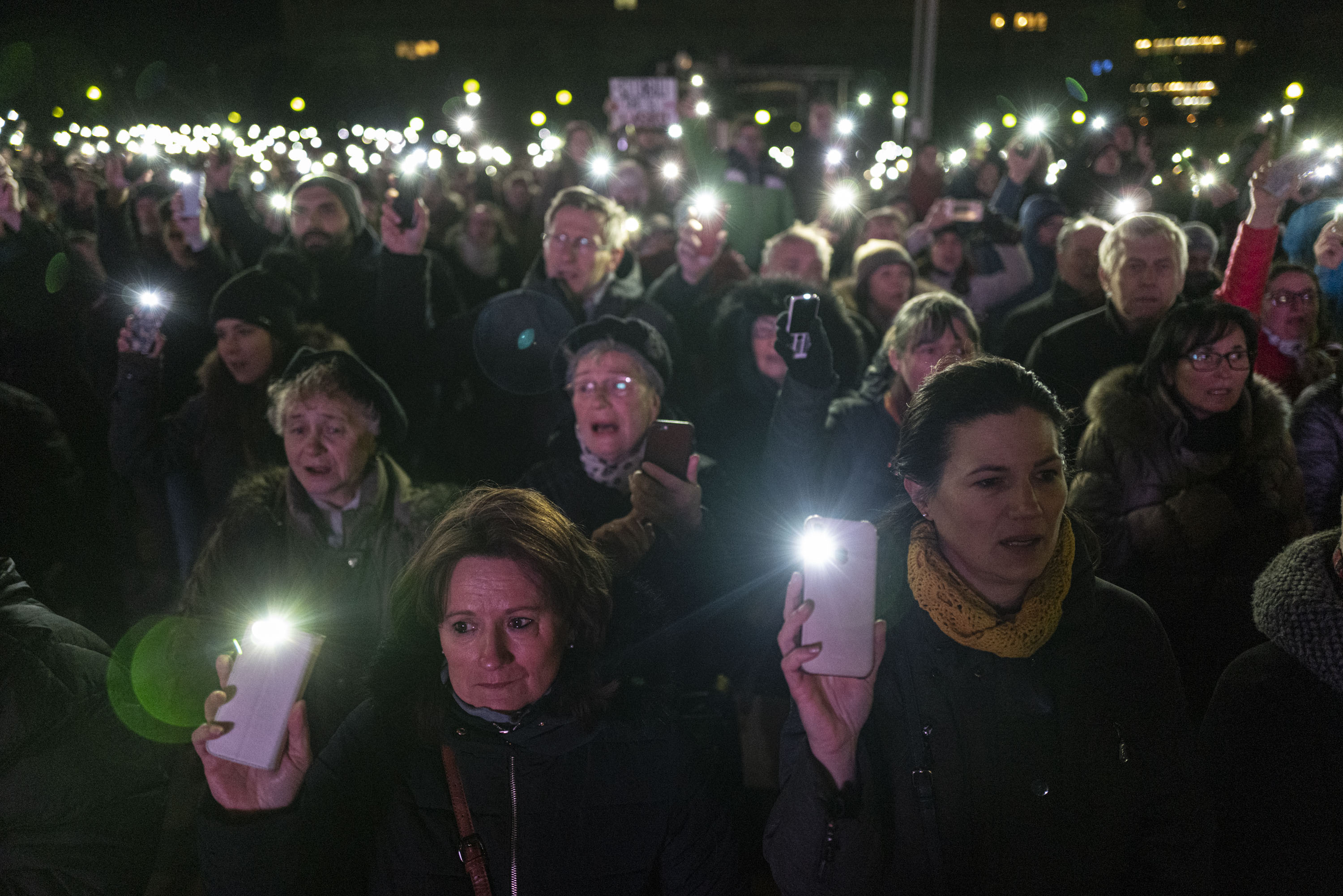 Bratislava, náměstí Svobody, 21.2. 2020