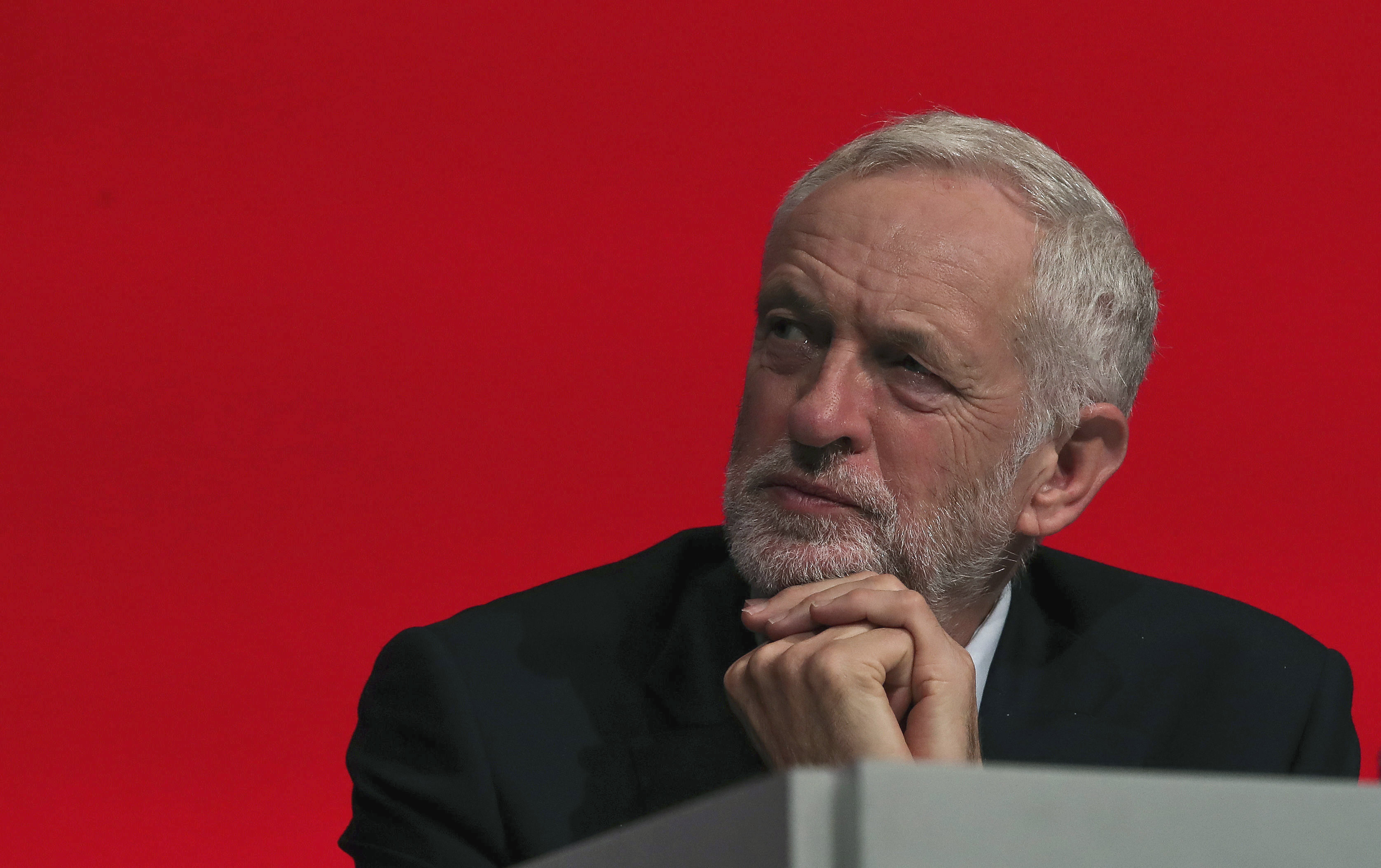 Jeremy Corbyn na labouristické konferenci