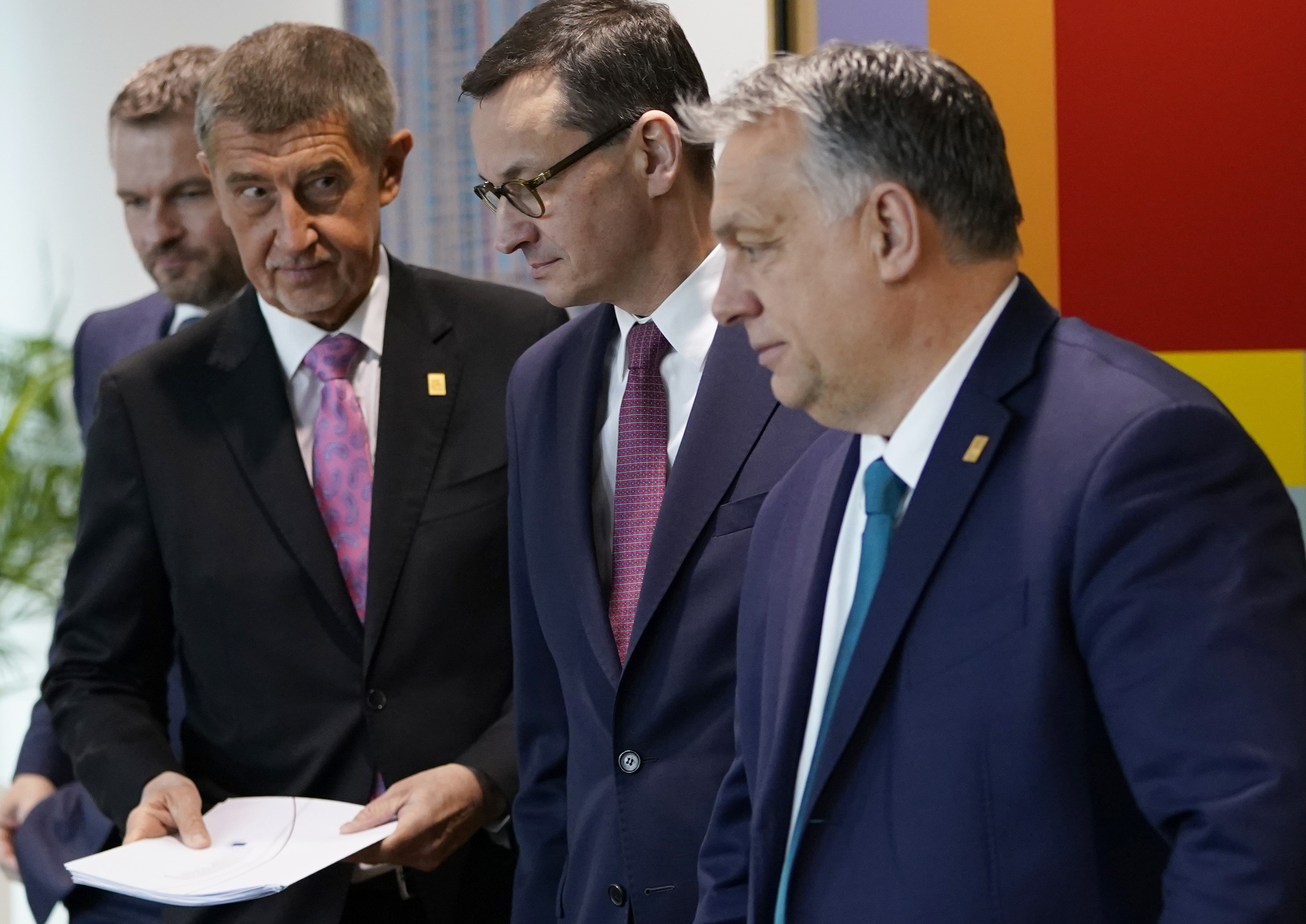 Představitelé V4 na summitu v Bruselu; ilustrační foto