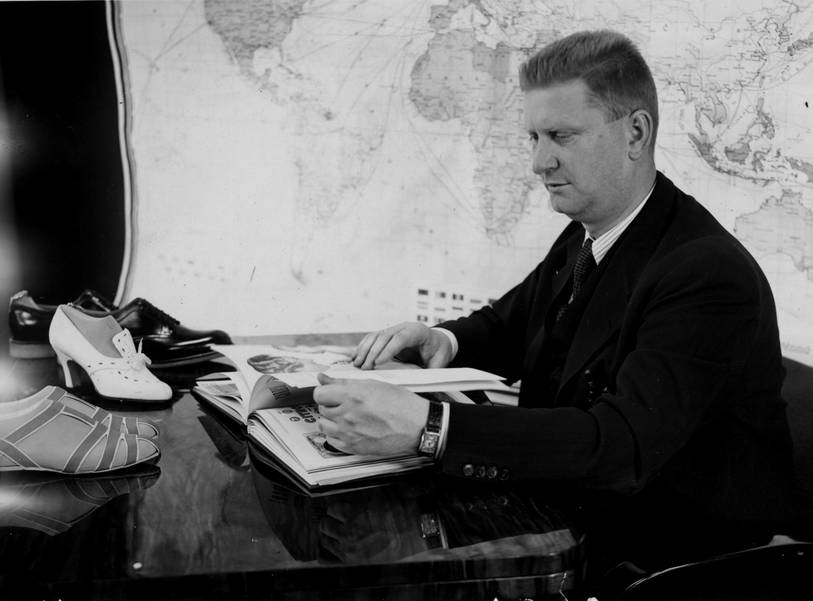 Jan Antonín Baťa, 1938; foto Baťův institut