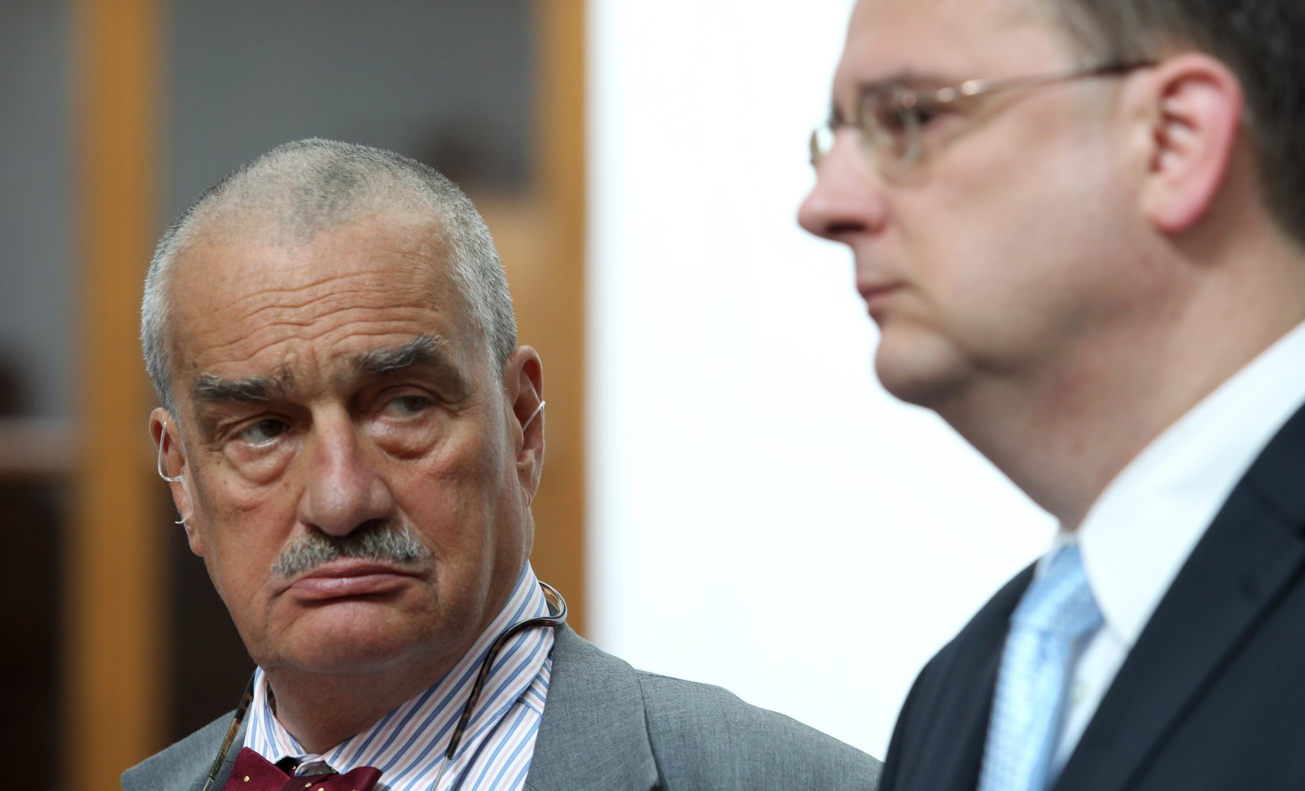 Petr Nečas (vpravo) a Karel Schwarzenberg