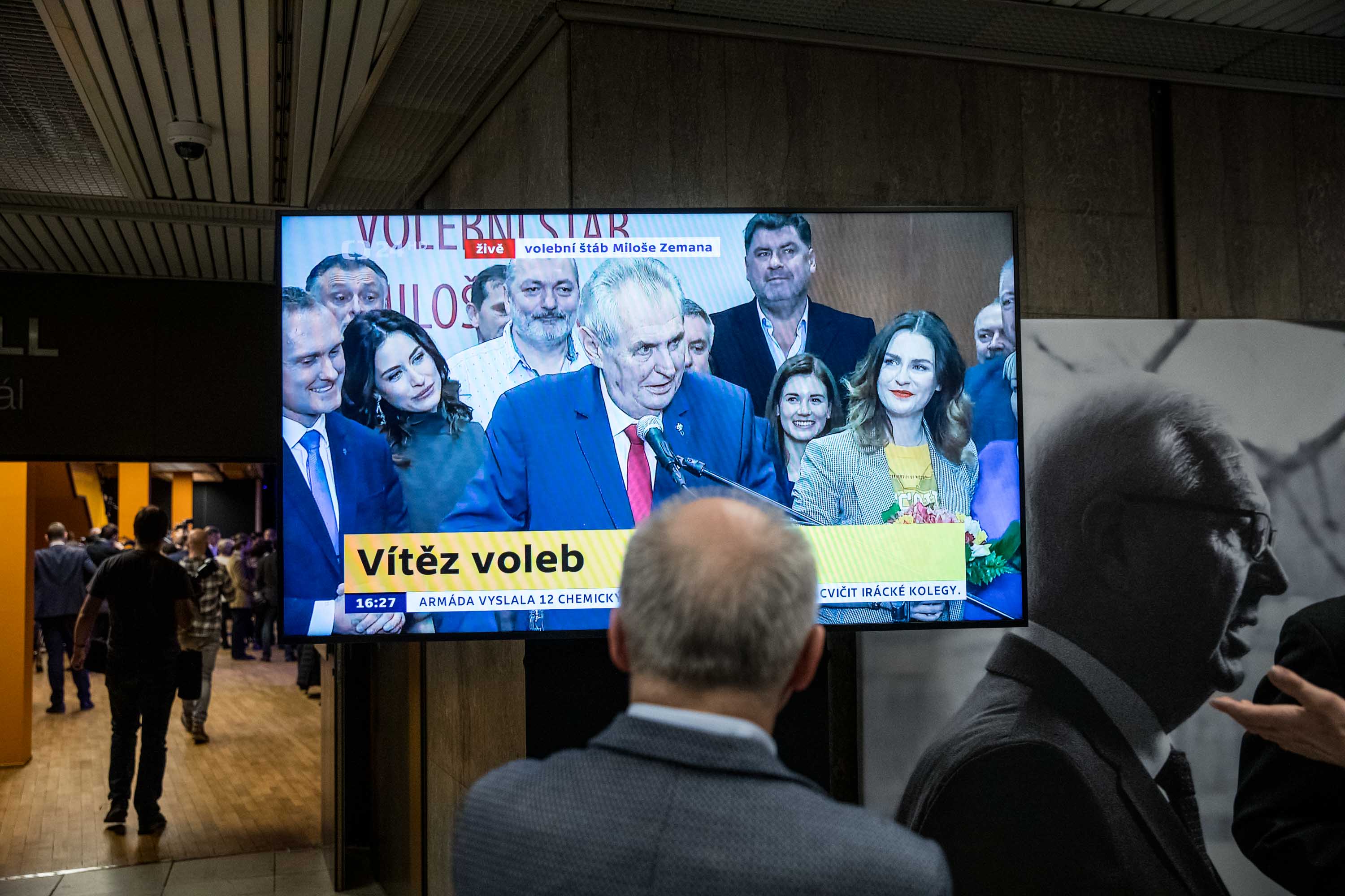 Volební štáb Jiřího Drahoše, leden 2018