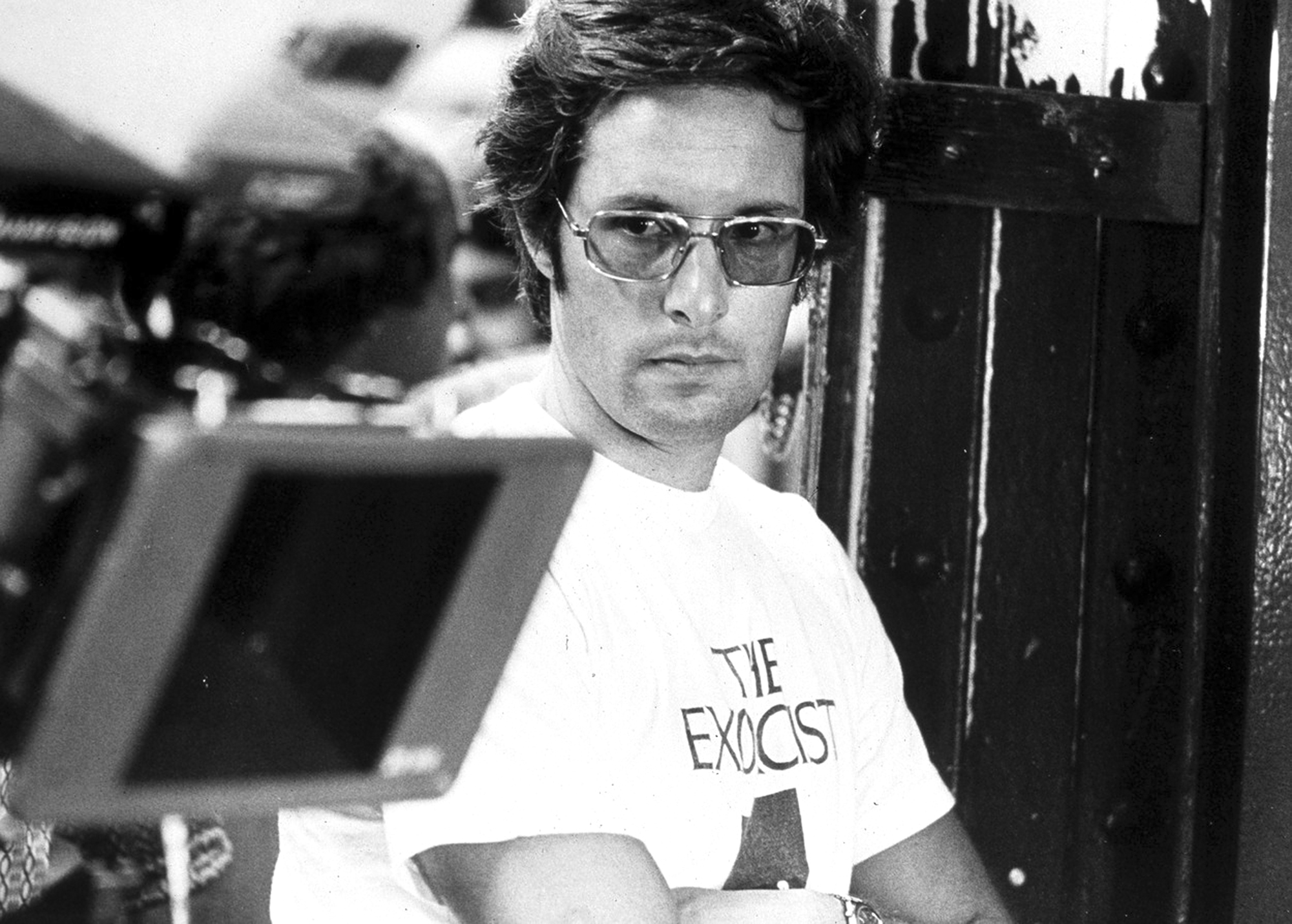 William Friedkin při natáčení Exorcisty