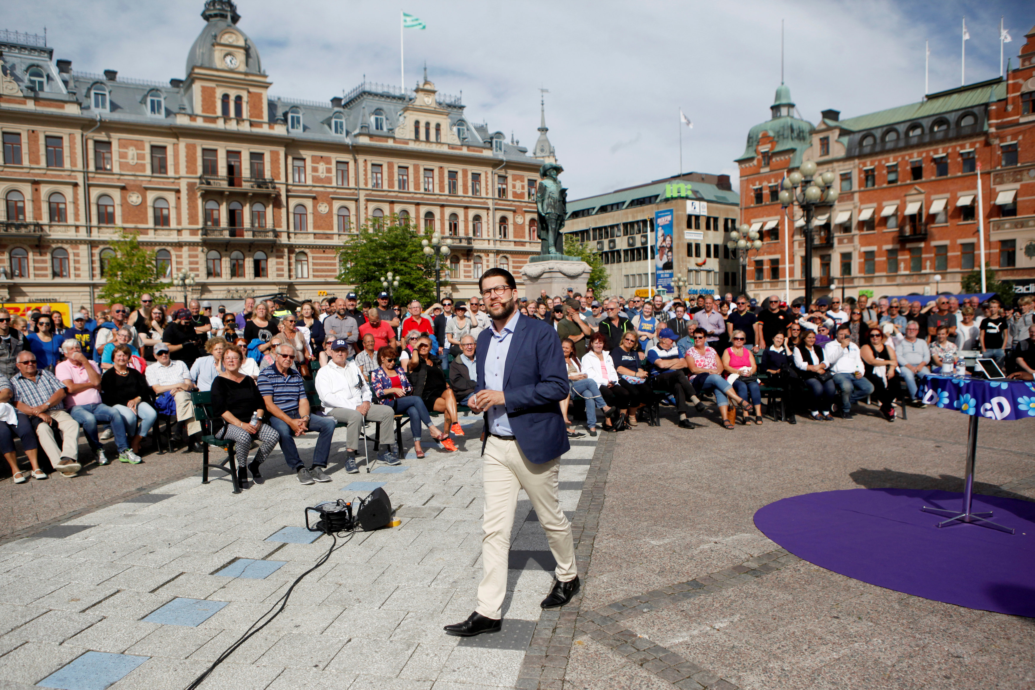 Jimmie Akesson, šéf Švédských demokratů