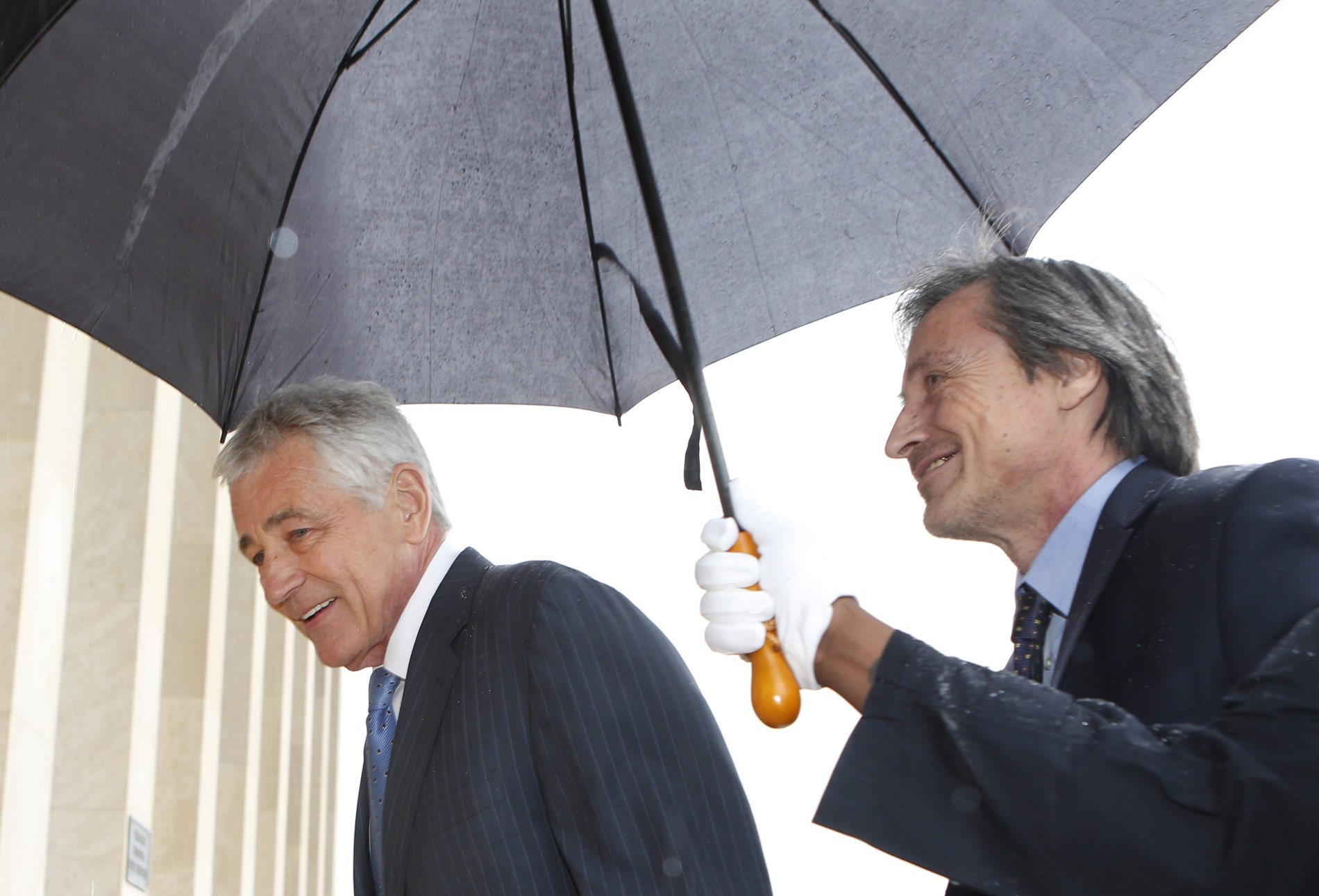 Ministři obrany USA a Česka Chuck Hagel a Martin Stropnický