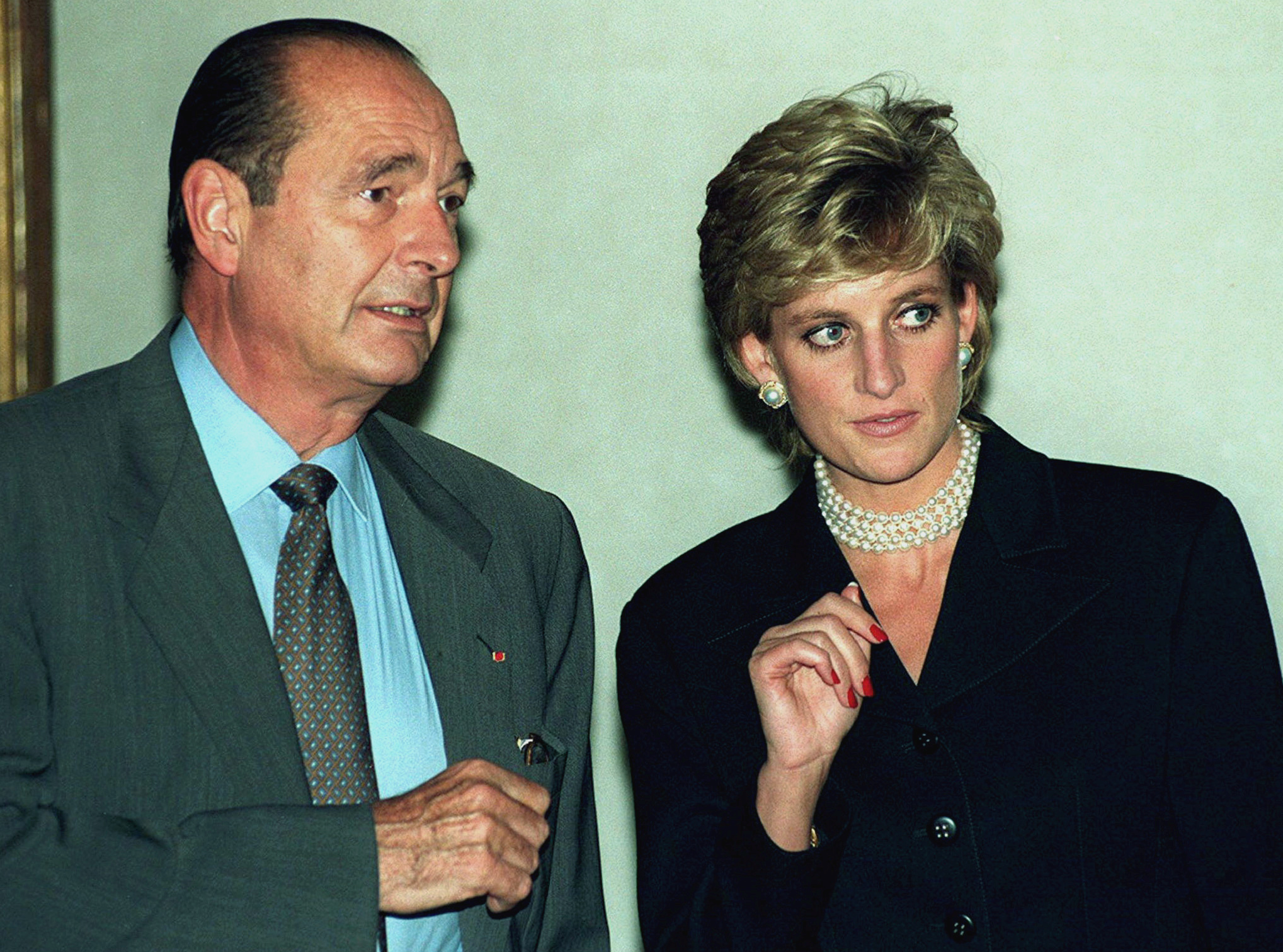 Jacques Chirac a princezna Diana, 1995 