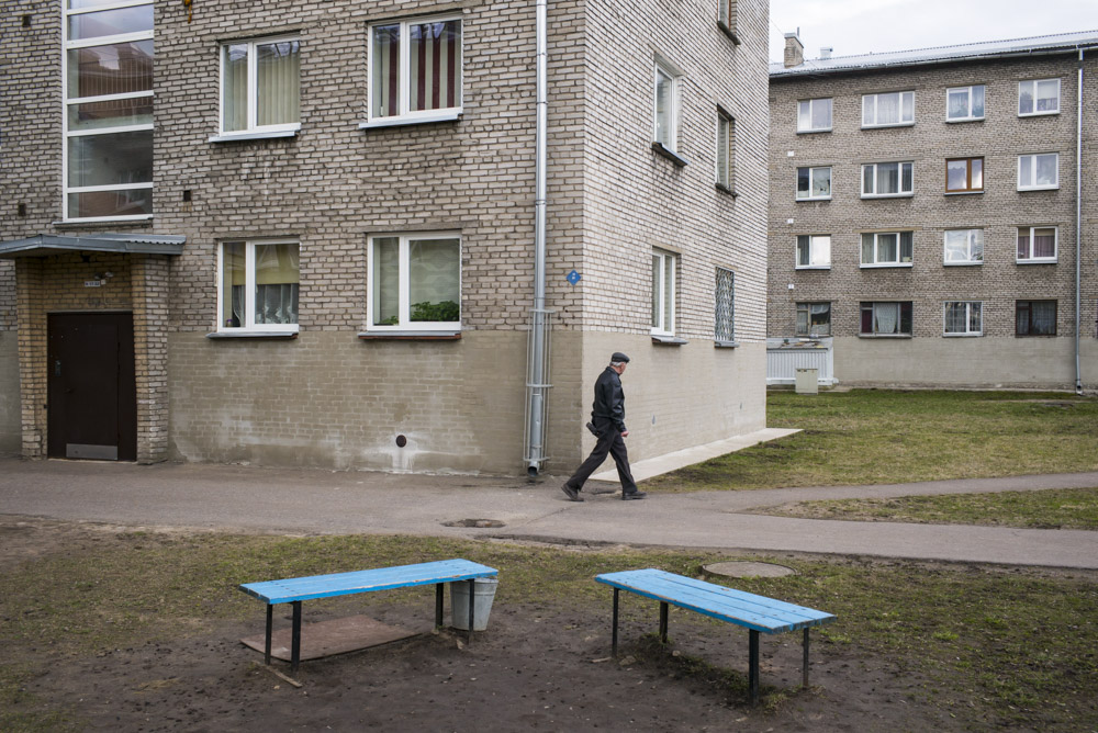 Narva, Estonsko, duben, 2015
