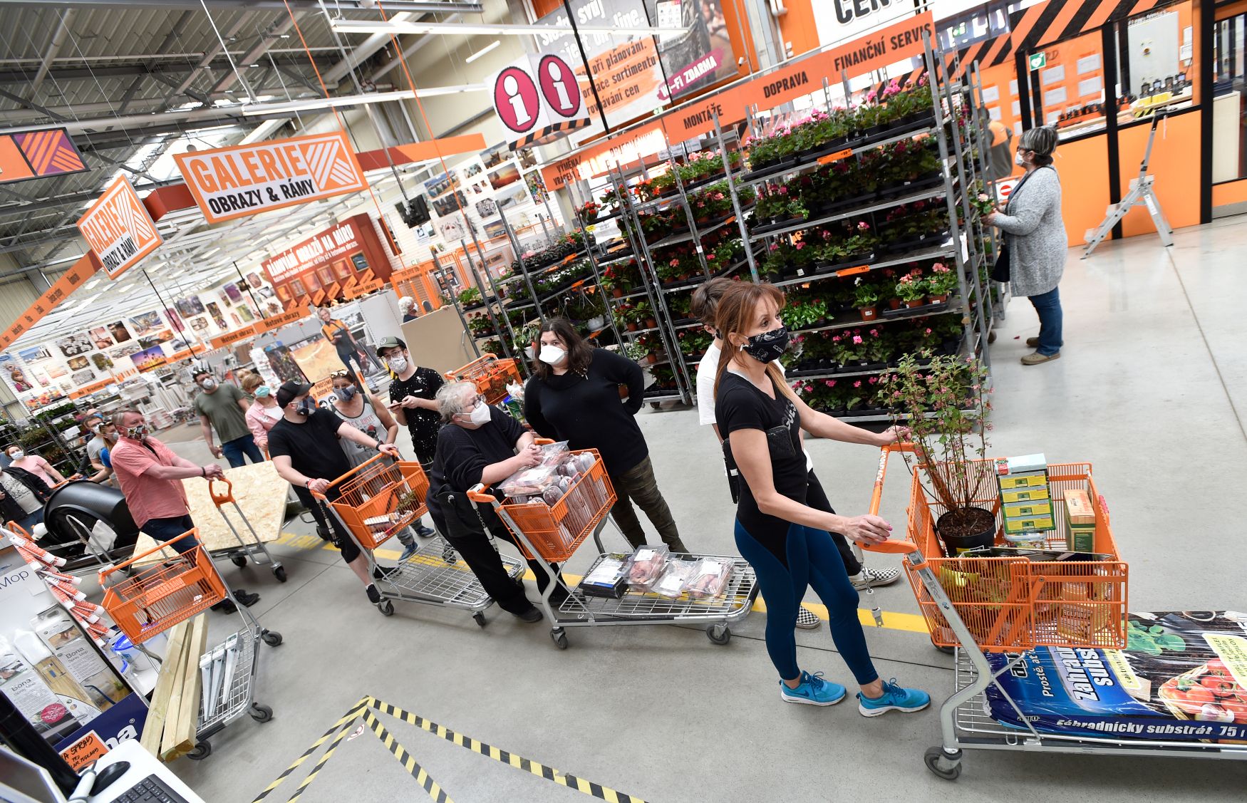 Nakupování v hobbymarketu