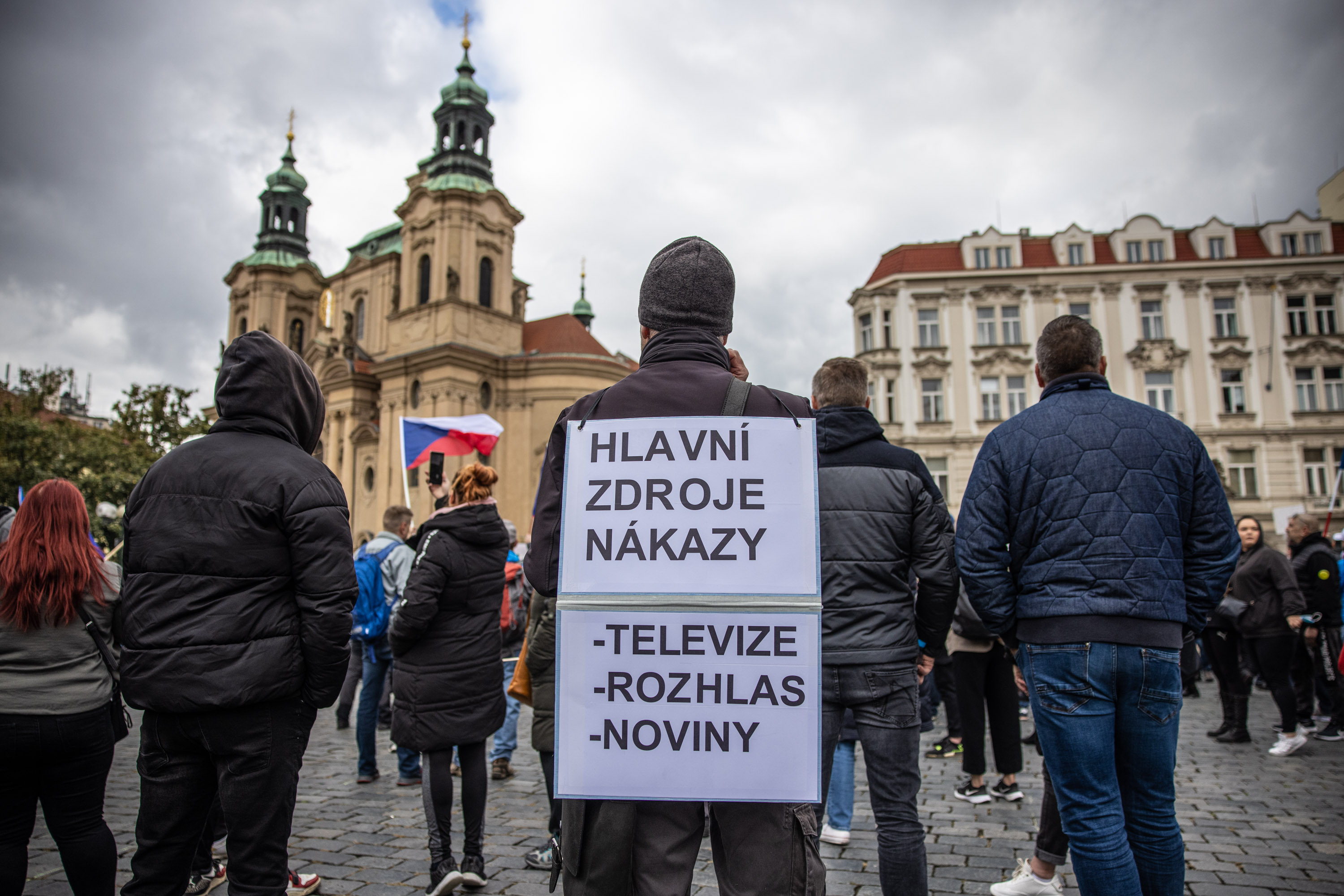 Demonstrace proti vládním opatřením, listopad 2020