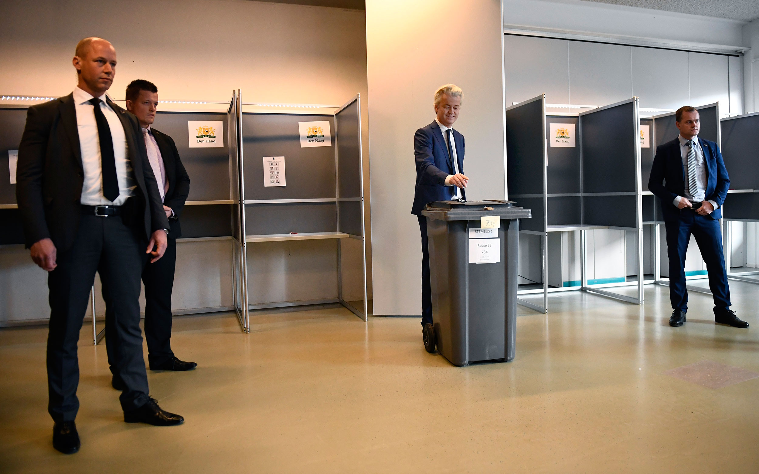 Geert Wilders volí