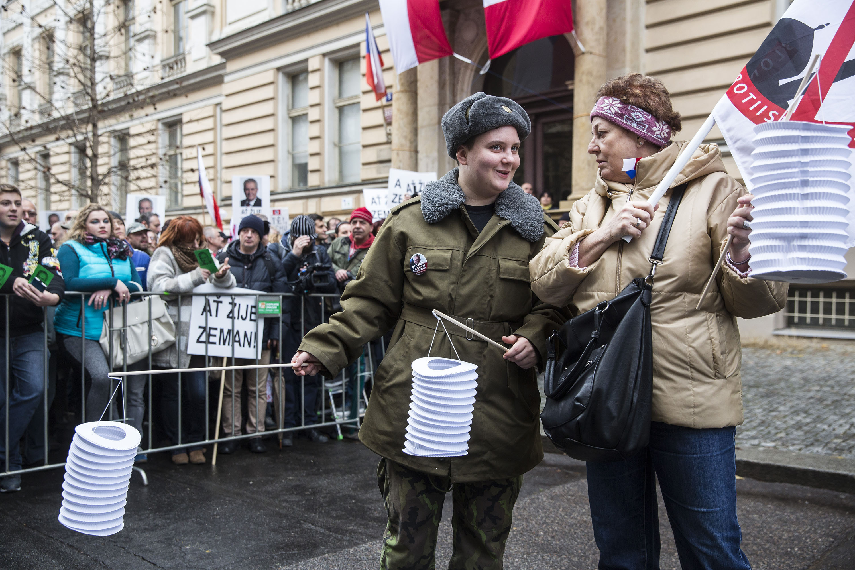 Oslavy 17. listopadu v Praze na Albertově, 2015