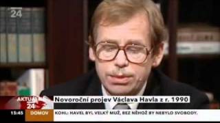 Václav Havel: New Year's Address to the Nation 1990 / Novoroční projev 1990 (English subtitles)
