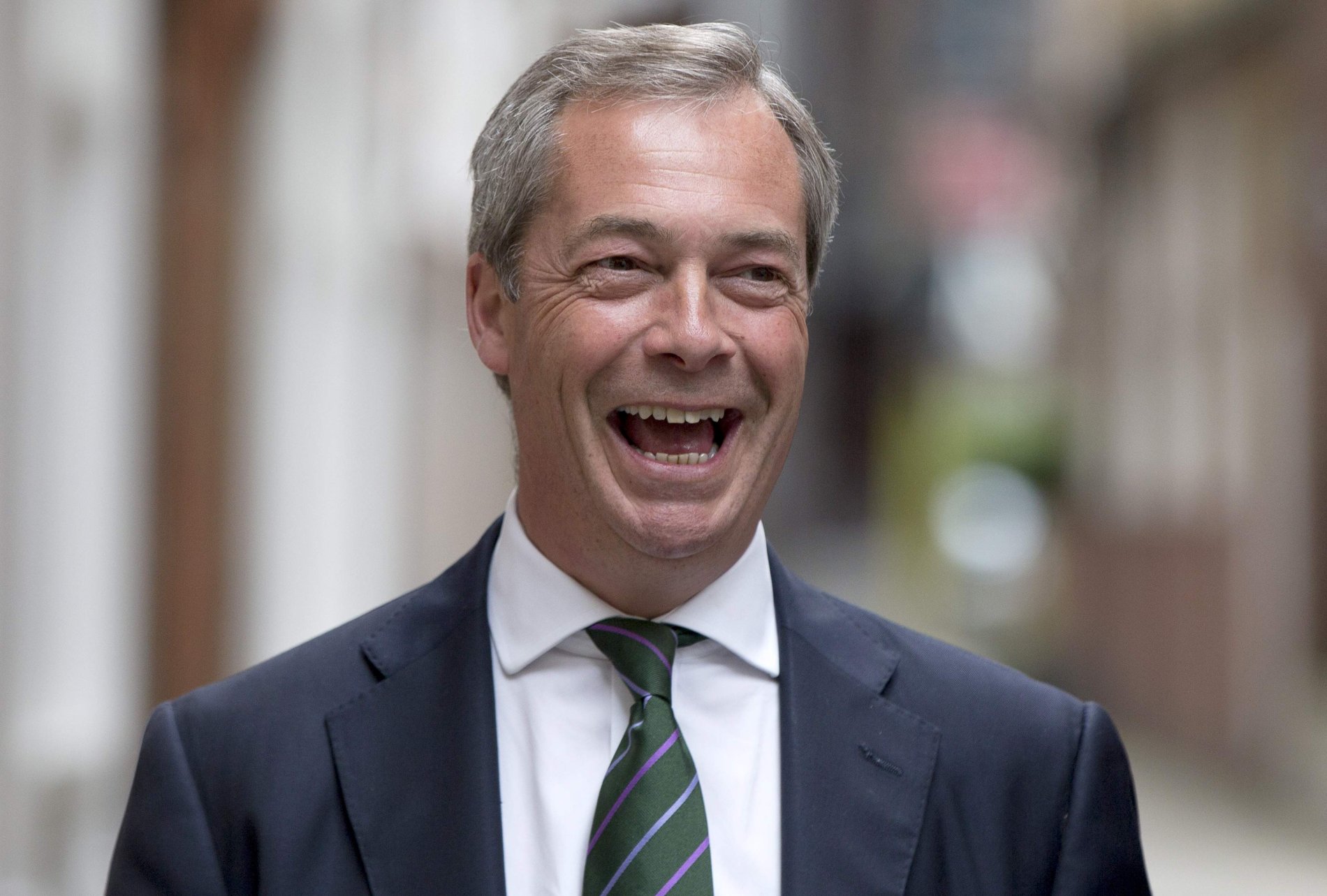 Nigel Farage, šéf britských euroskeptiků UKIP