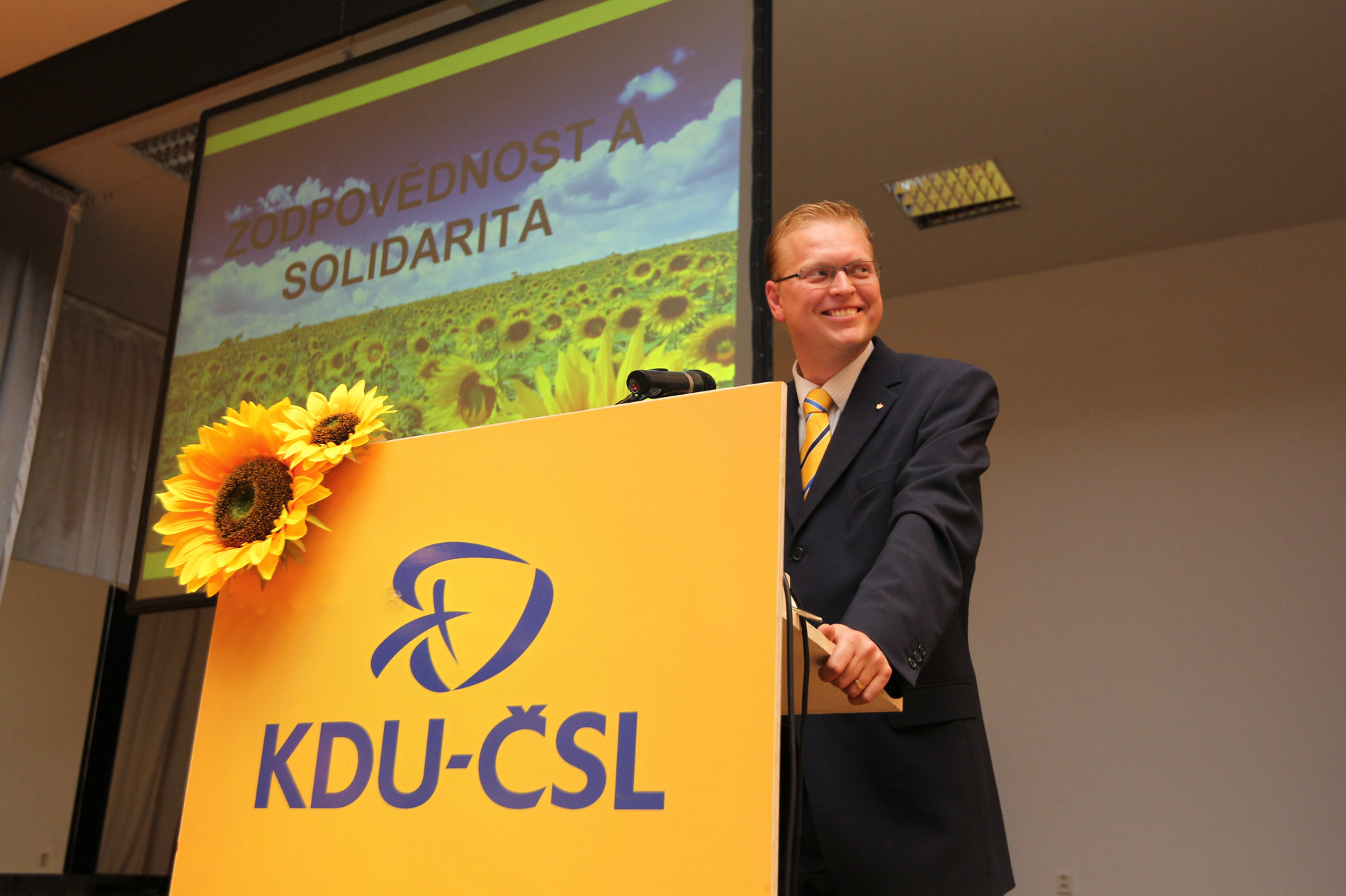Předseda KDU-ČSL Pavel Bělobrádek