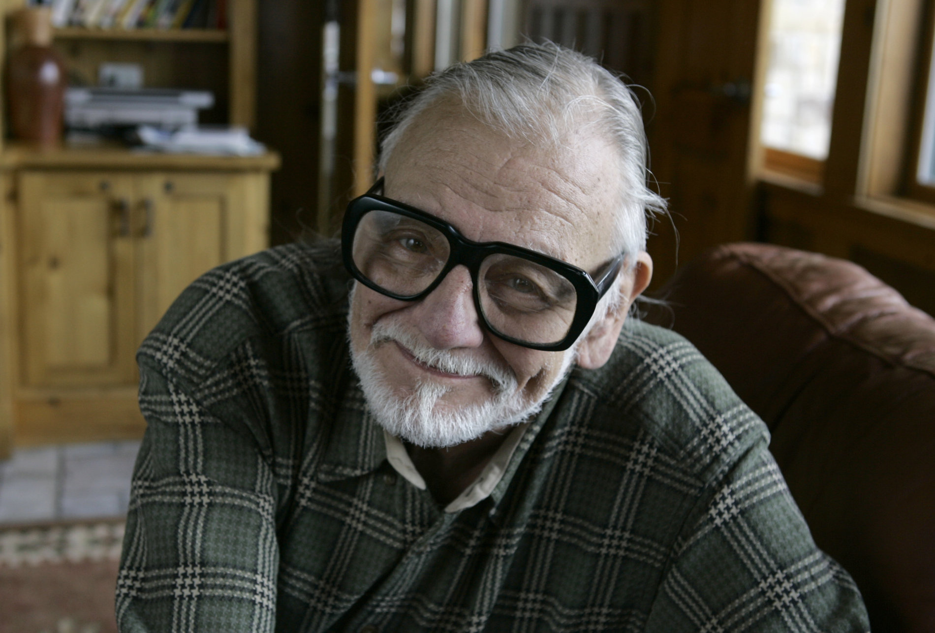 George A. Romero je na snímku z filmového festivalu Sundance, kde roku 2008 uvedl svůj poslední film Survival of the Dead.