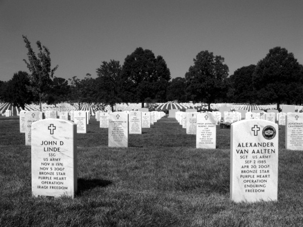 Arlington National Cemetery, Virginia, oddělení padlých v současných válkách USA. Foto: Jiří Zavadil