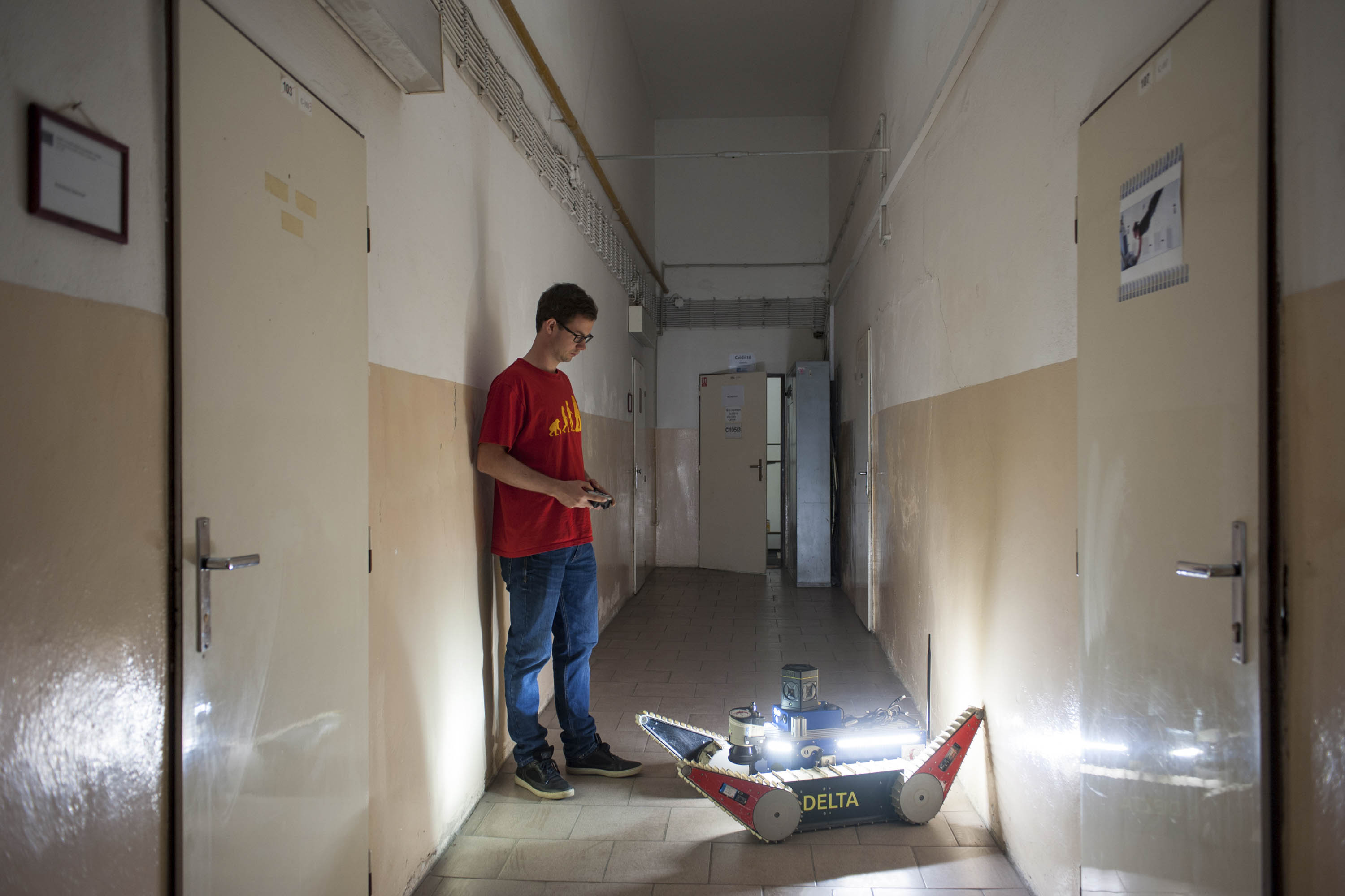 Robot, ČVUT, březen 2017