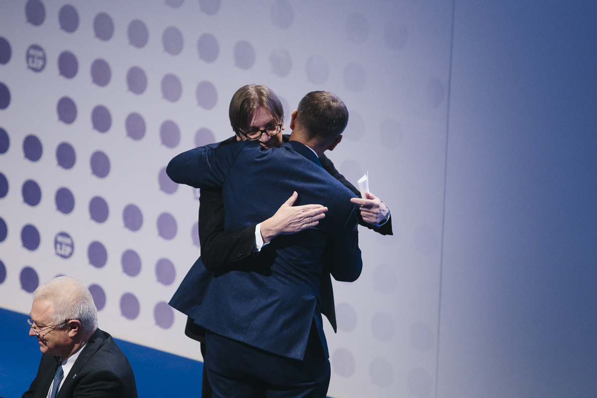 Guy Verhofstadt a Andrej Babiš