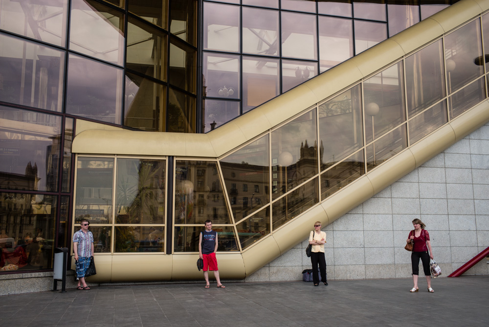 nádraží, Minsk, květen, 2014