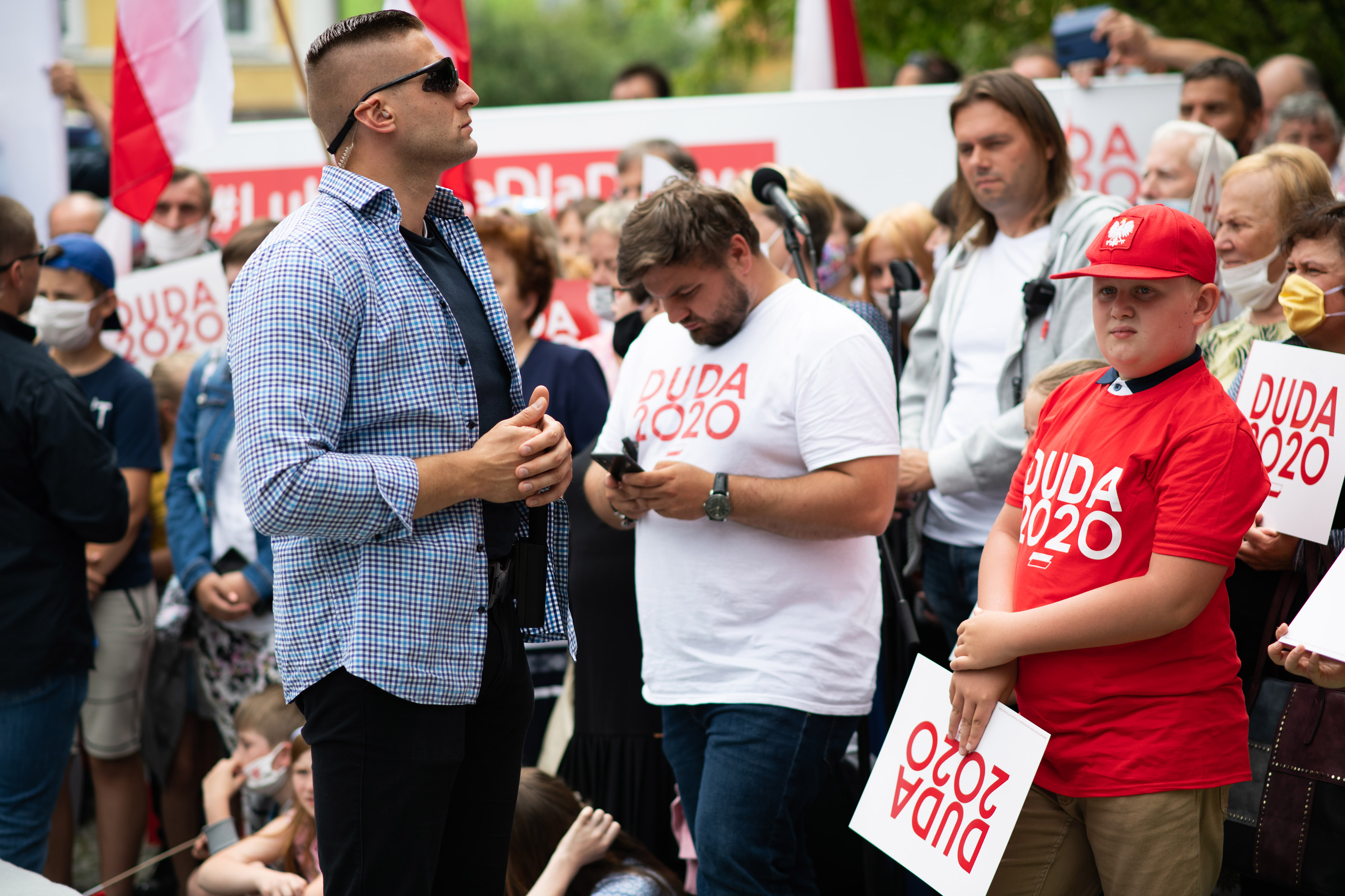 Setkání Andrzeje Dudy s voliči v Białe Podlaskie