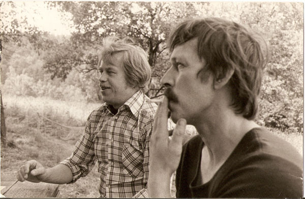 Václav Havel a Andrej Krob; ilustrační foto