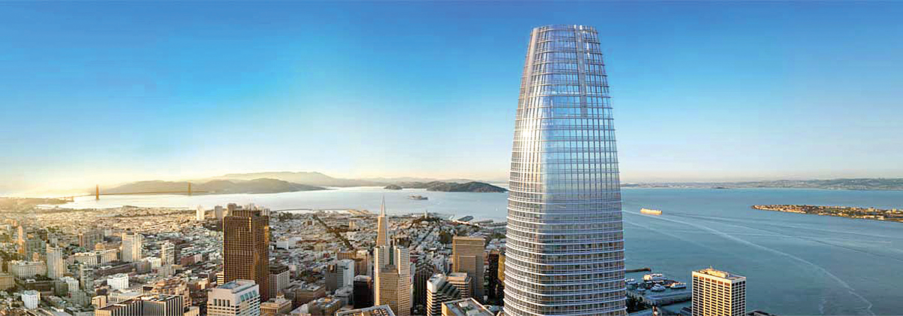 Všechno, jenom ne klid a soukromí. (Salesforce Tower)