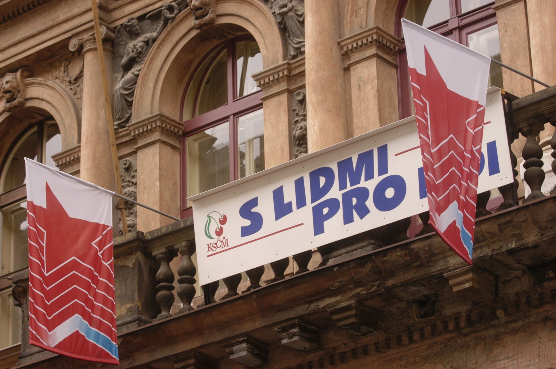 Sídlo KSČM v ulici Politických vězňů