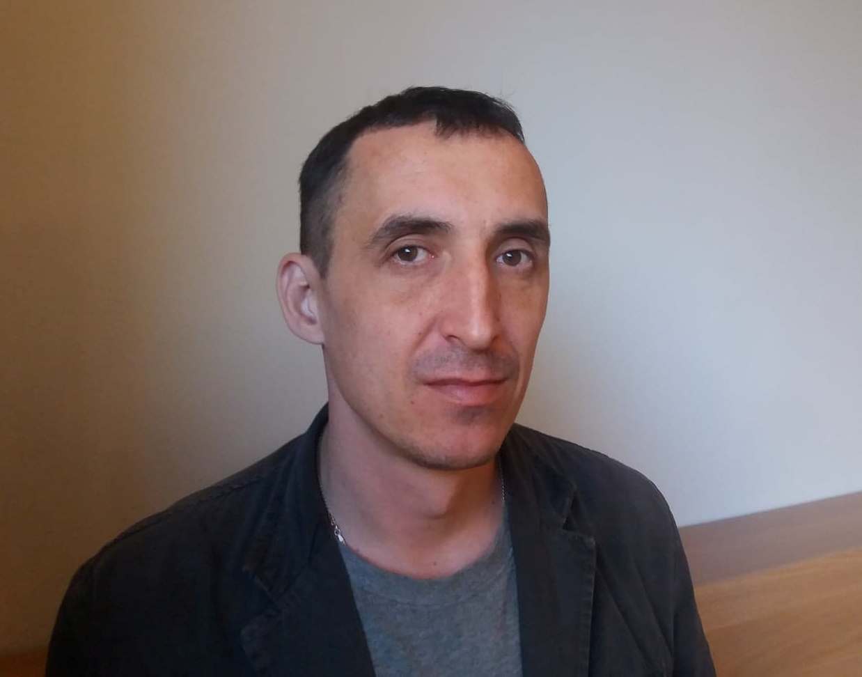 Ruský reportér Konstantin Salomatin
