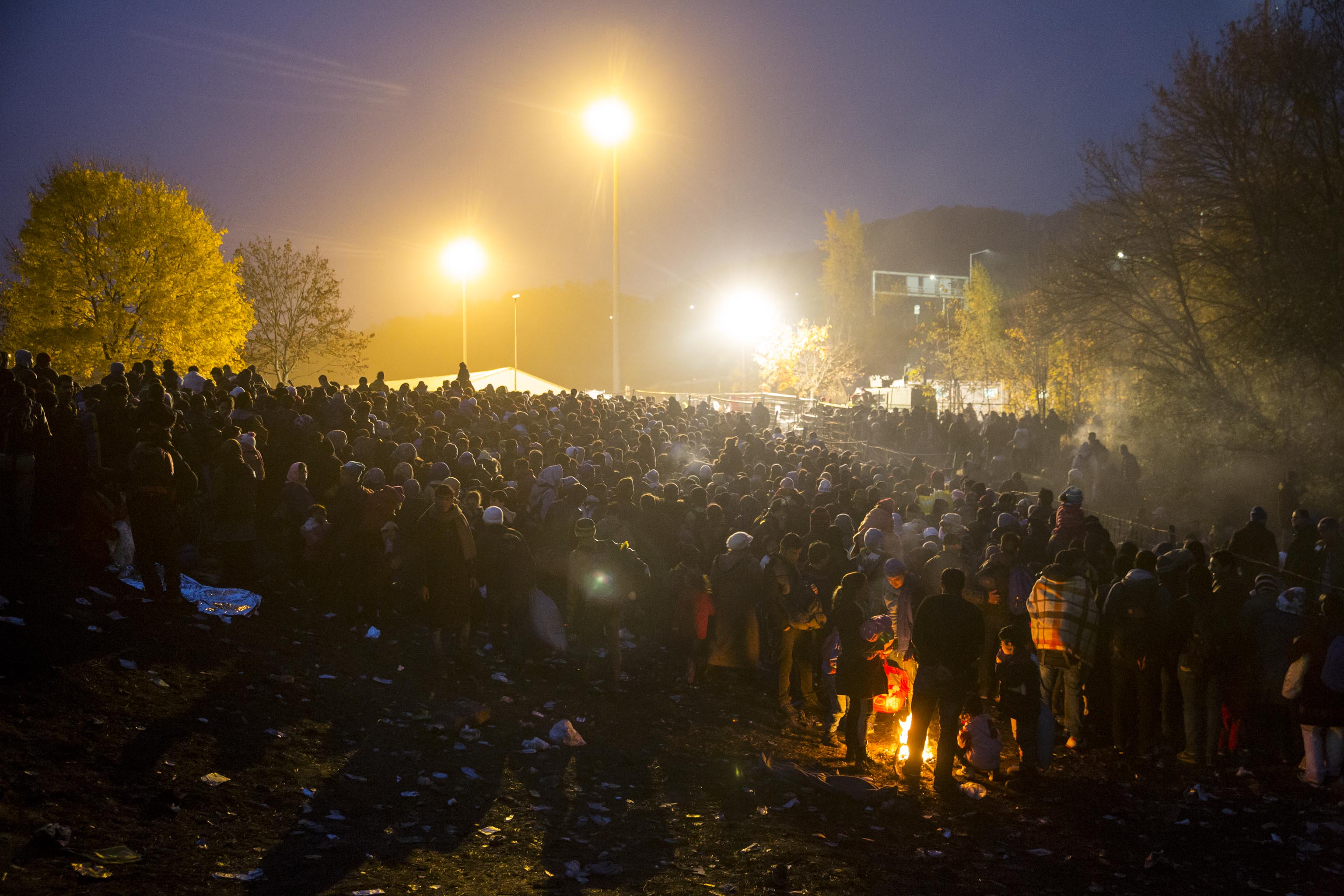 Tábor na slovinsko-rakouské hranici, Šentilj, Slovinsko