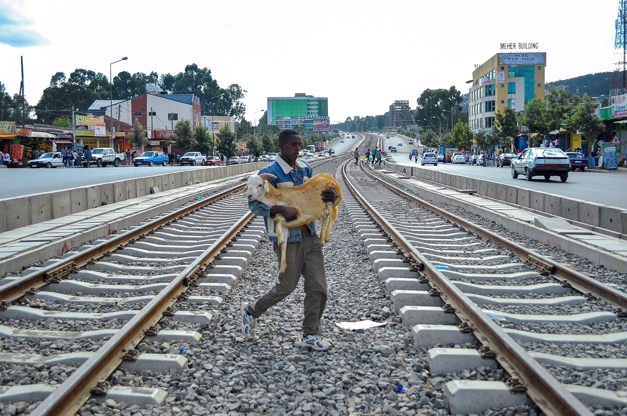 Dopravní systém v Addis Abebě vybudovala Čína