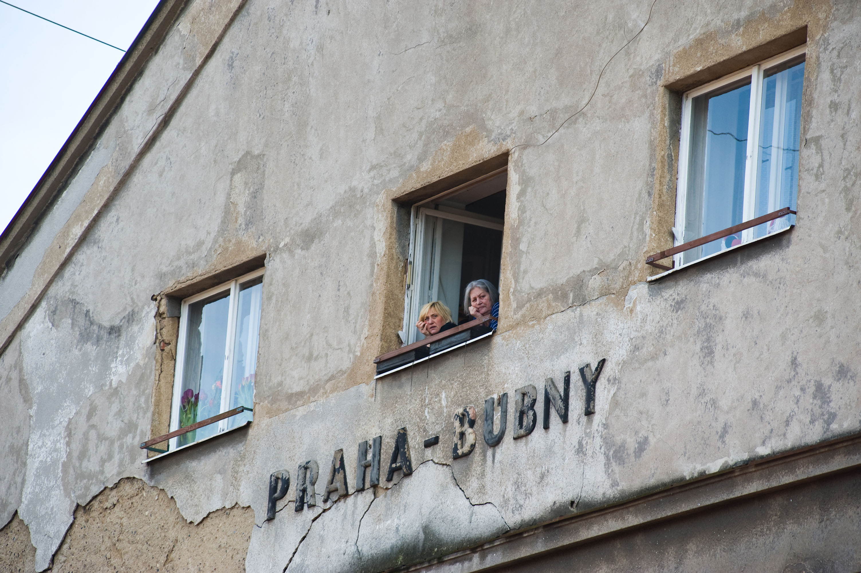 nOdhalení sochy brána nenávratna od Aleše Veselého, Praha, březen, 2015,