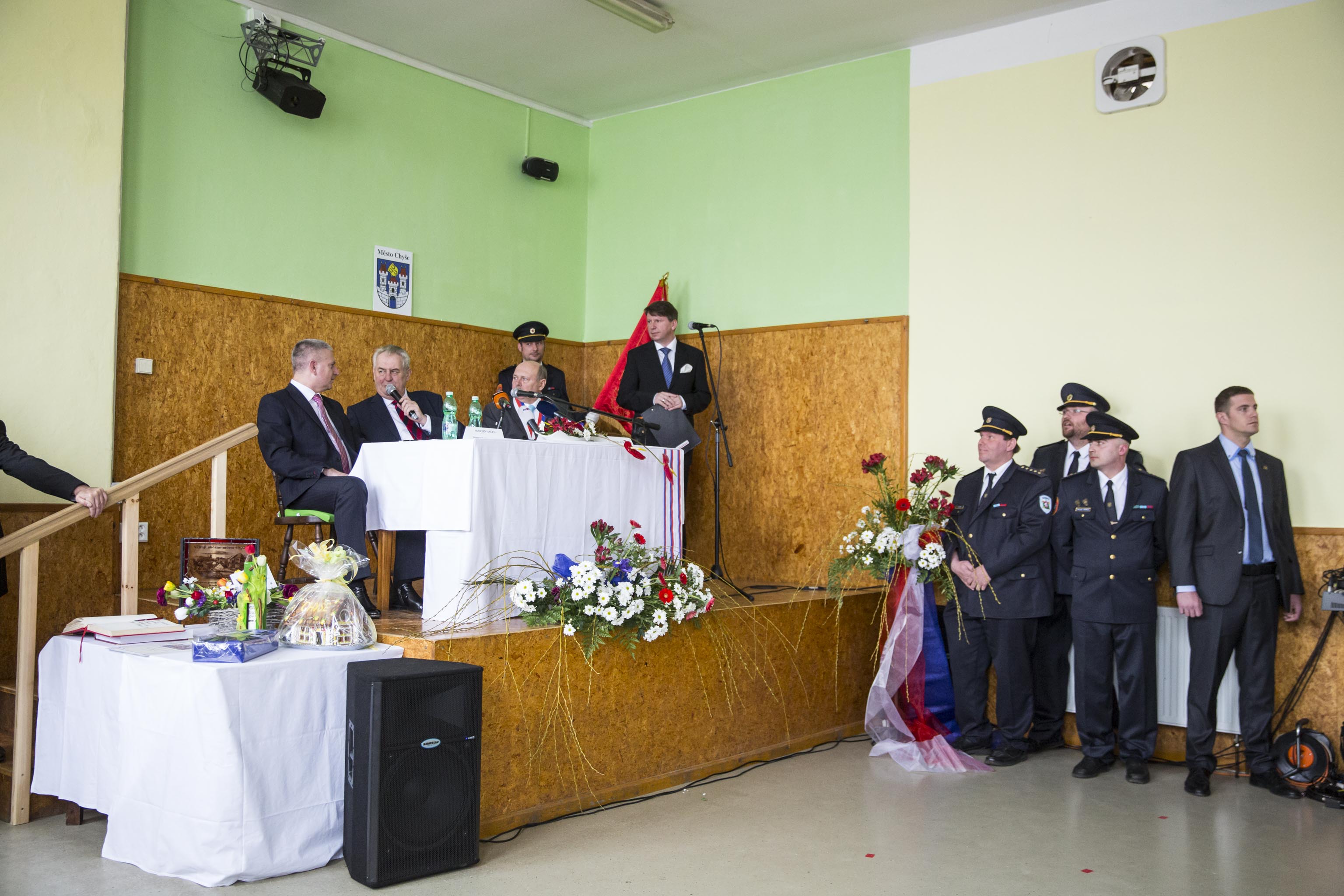 Miloš Zeman, Karlovarský kraj, březen, 2016
