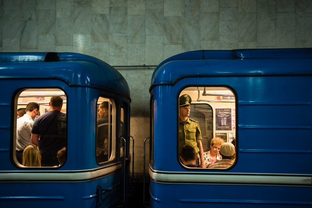 metro, Minsk, květen, 2014