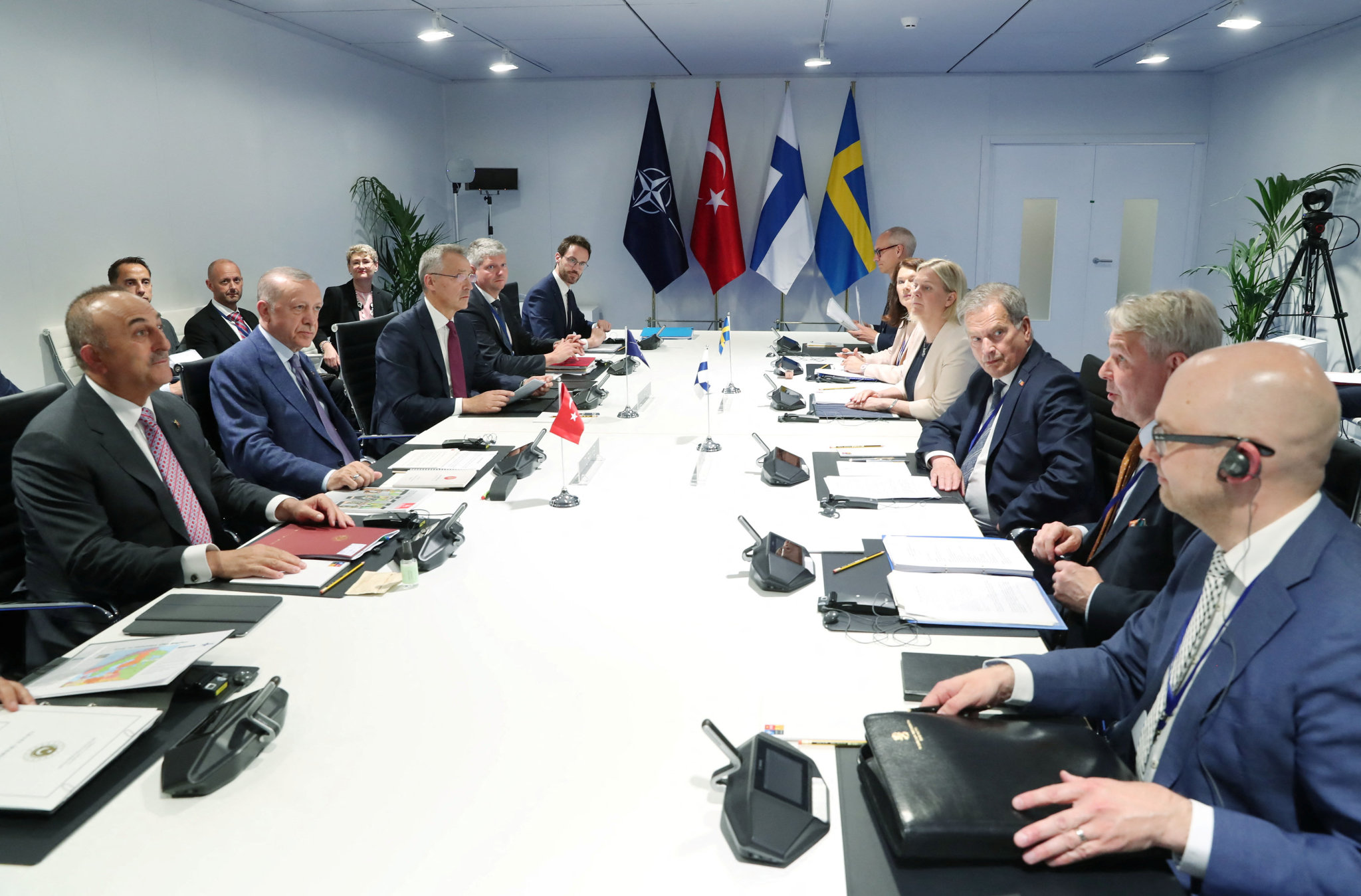 Schůzka vrcholných představitelů Švédska, Finska a Turecka