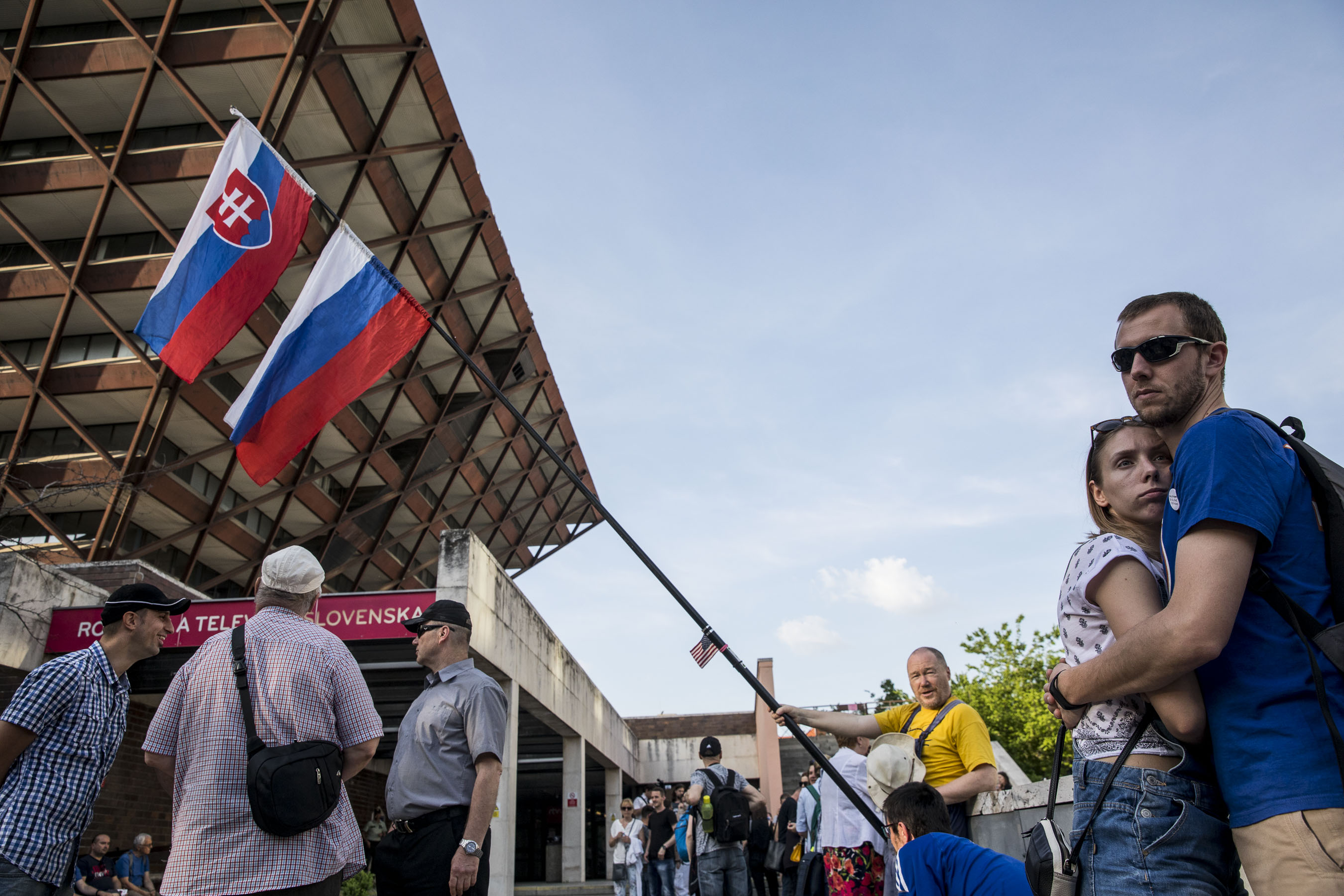 Demonstrace na podporu nezávislosti RTVS, 3.5. 2018, Bratislava