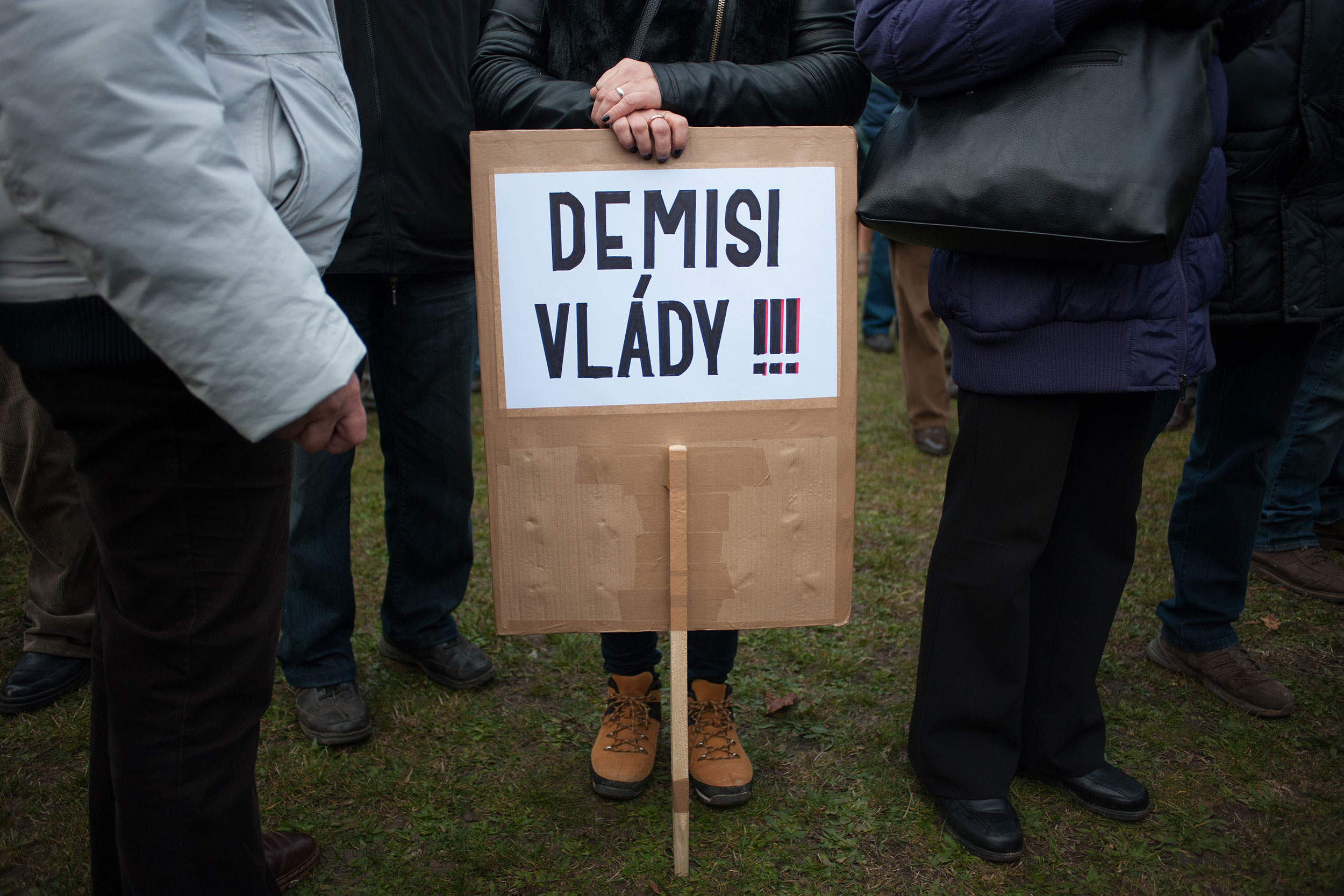 17.11.2016, nacionalisti a zemanovci na Letné