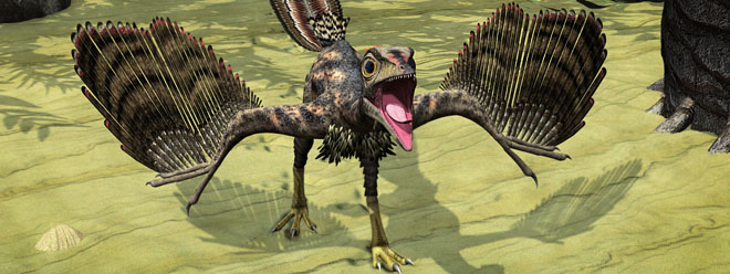 Kde je můj kamarád cvrček? ("prapták" Archaeopteryx)