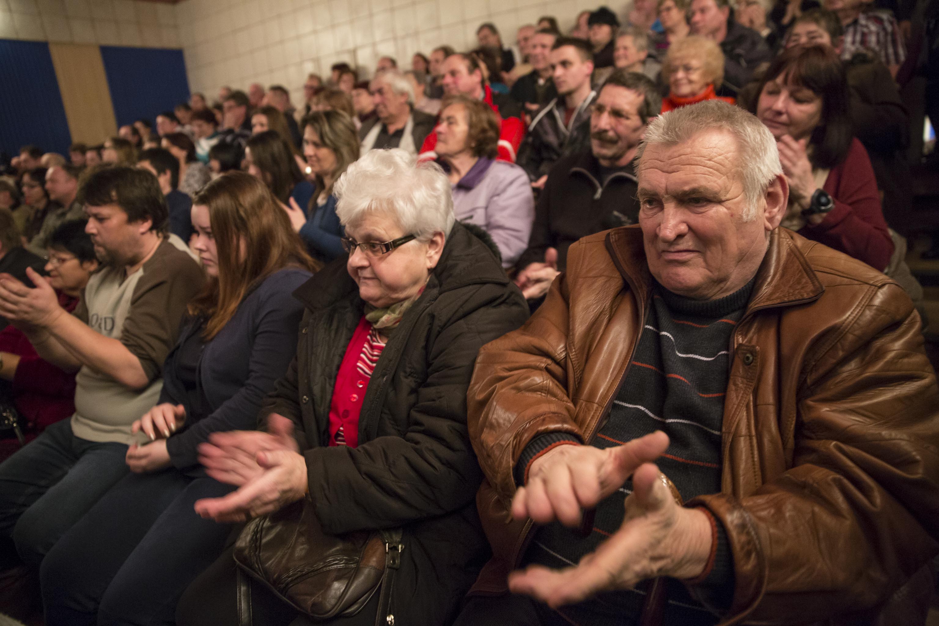 Setkání občanů s prezidentem v Městském kině v Hodkovicích nad Mohelkou