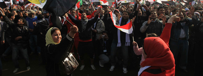 Víc žen do vlády a víc demokratických svobod! (Egypt)