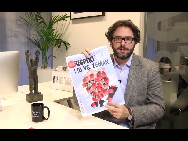 Erik Tabery představuje Respekt s přílohou k 25 letům a časopisem Fenomén Technologie