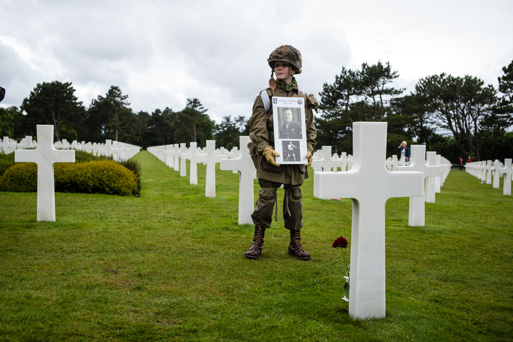 Americký hřbitov v Colleville sur mer