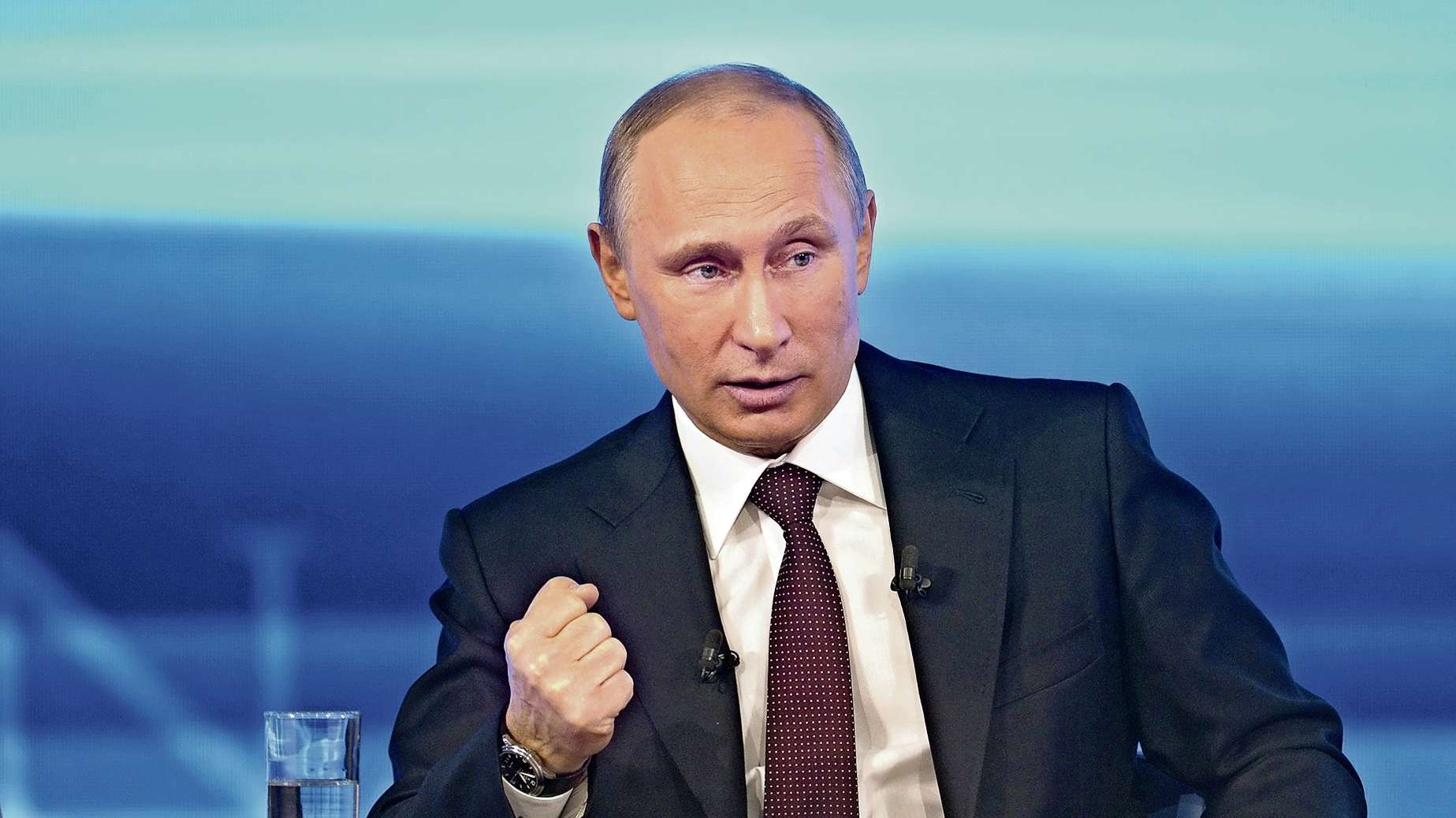 Vystoupení Vladimira Putina v ruské televizi