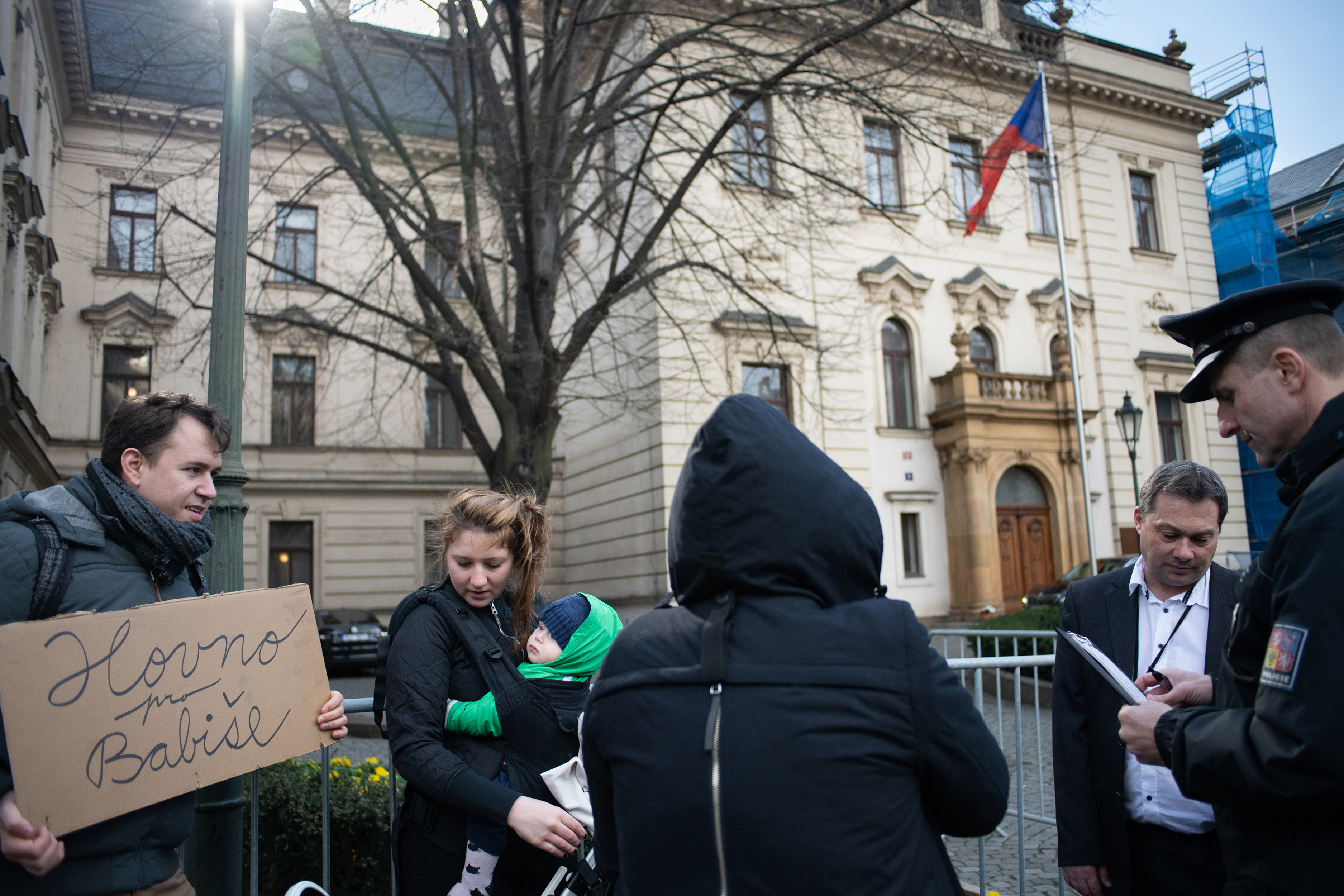 Happening Hovno pro Babiše, březen 2019