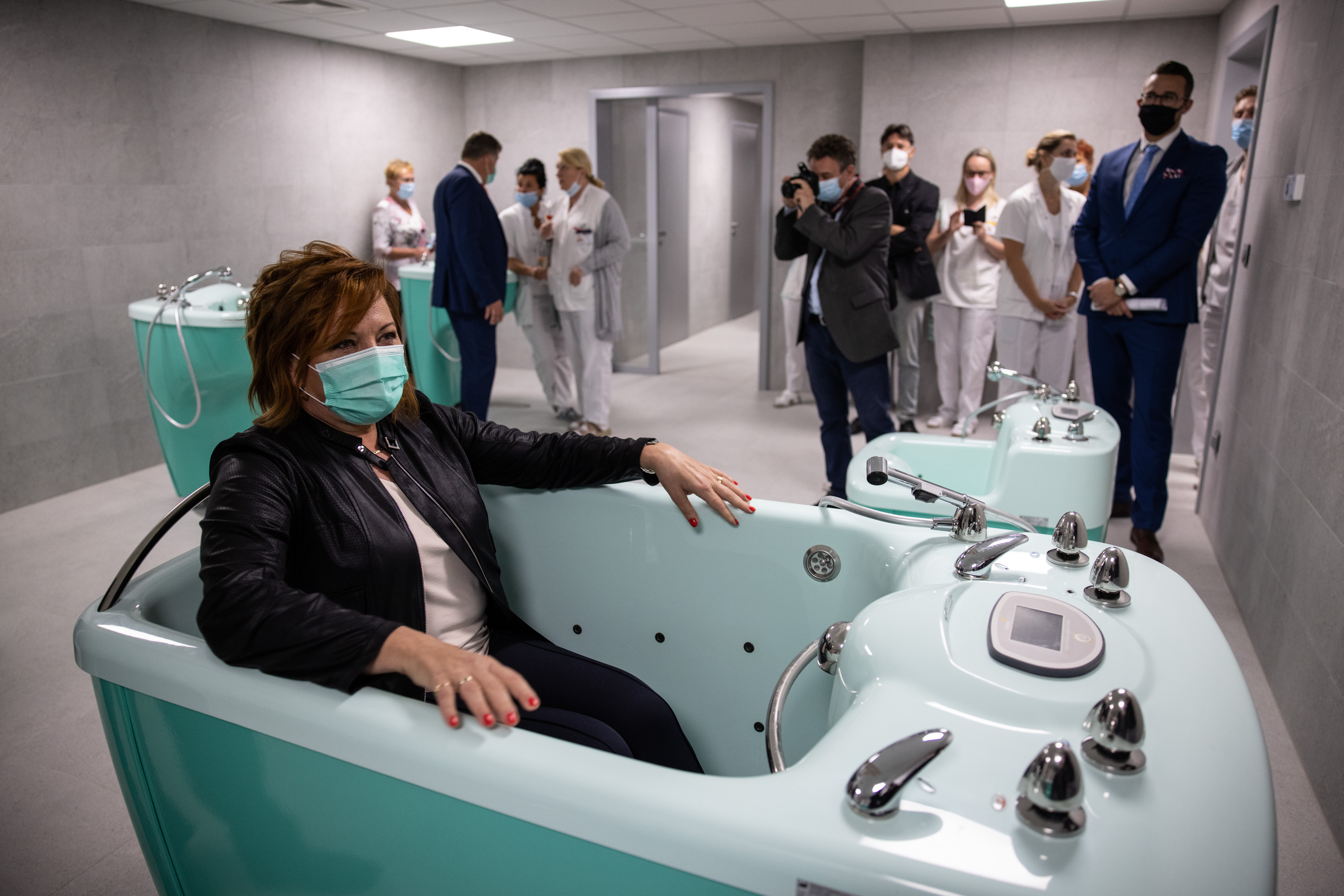 Otevření nového rehabilitačního pavilonu nemocnice v Benešově.