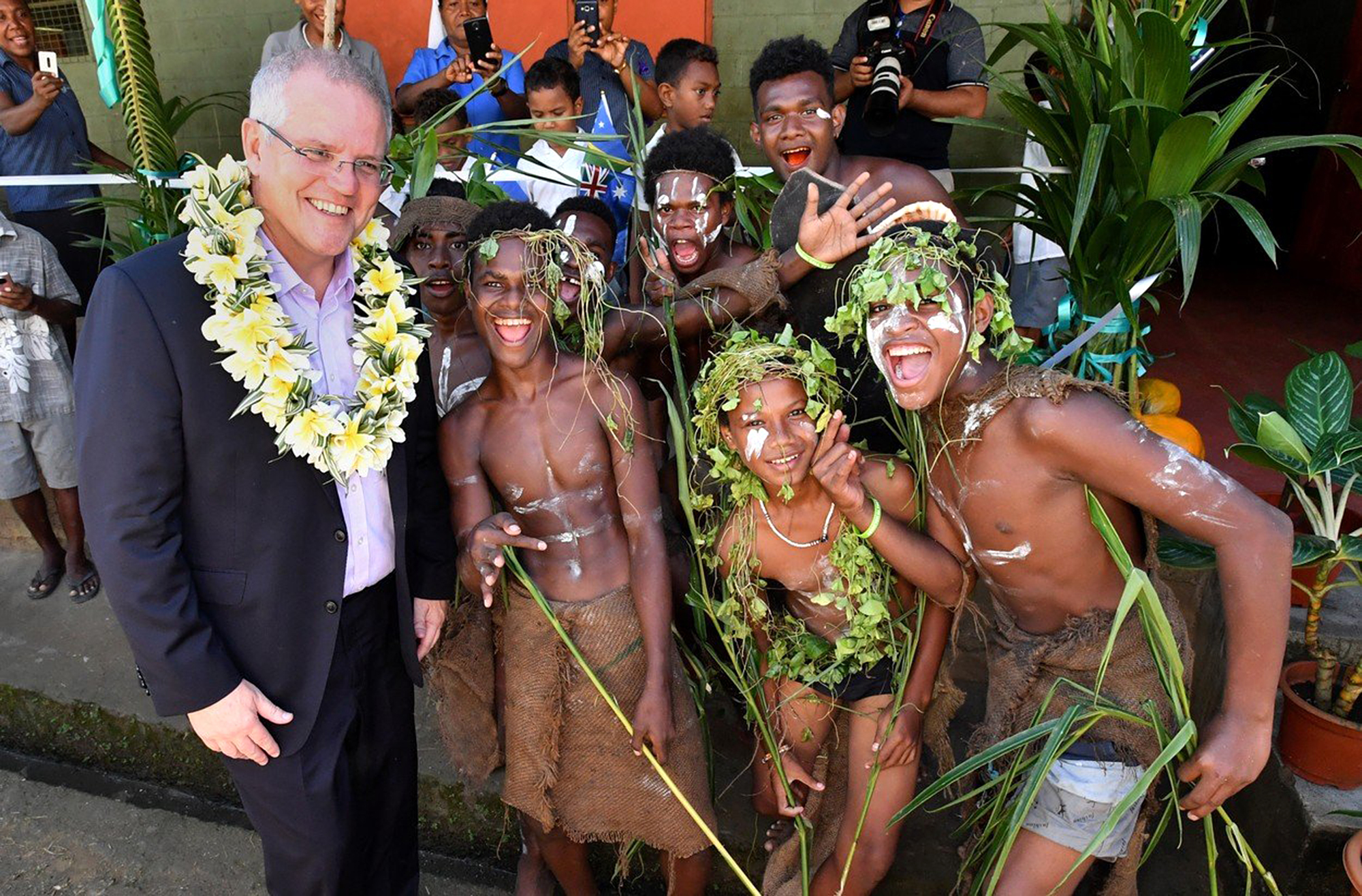 Australský staronový premiér Scott Morrison po zvolení zamířil na Šalamounovy ostrovy