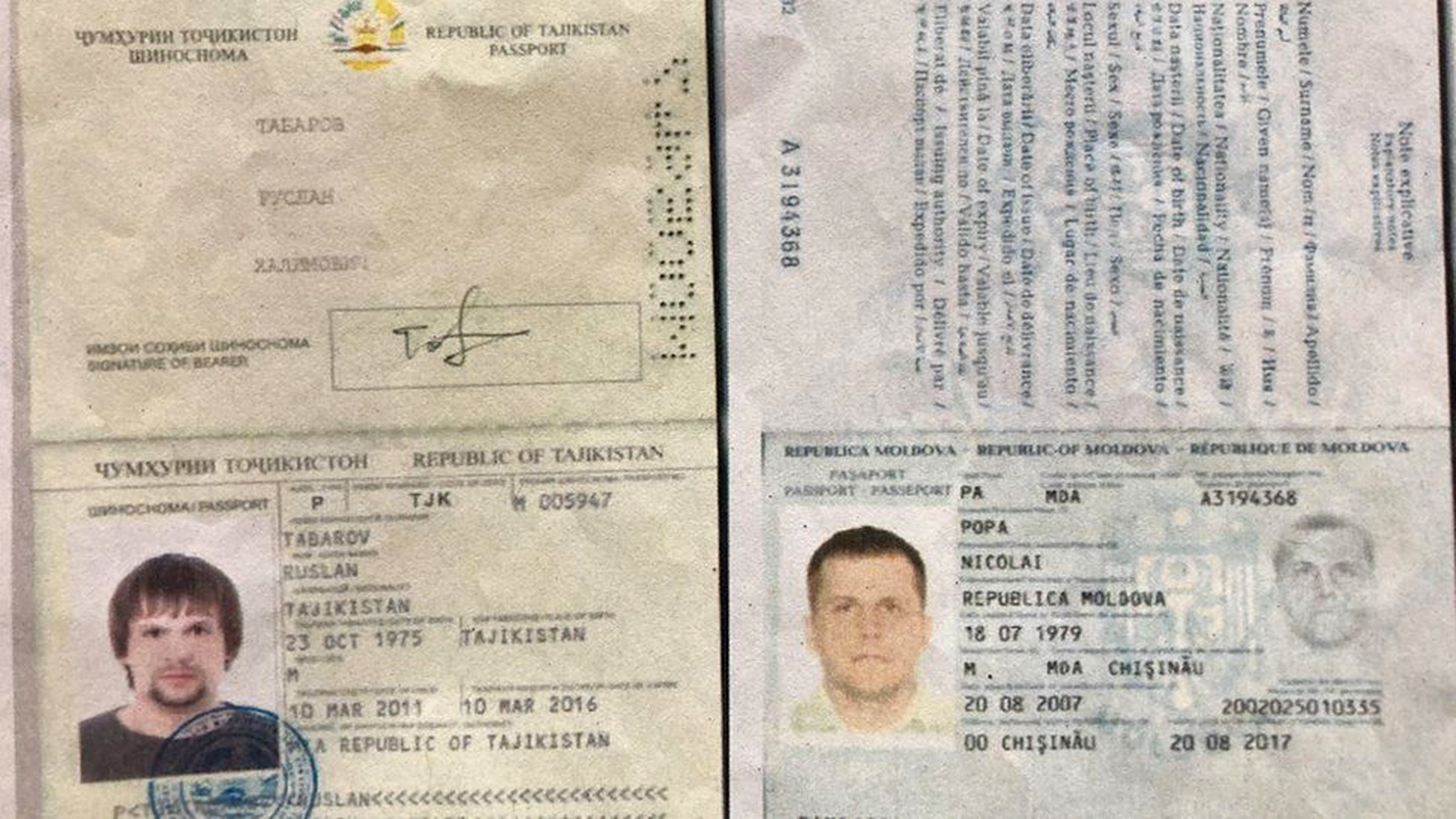 Kopie pasů, na které chtěli Čepiga s Miškinem vstoupit do Vrbětic.
