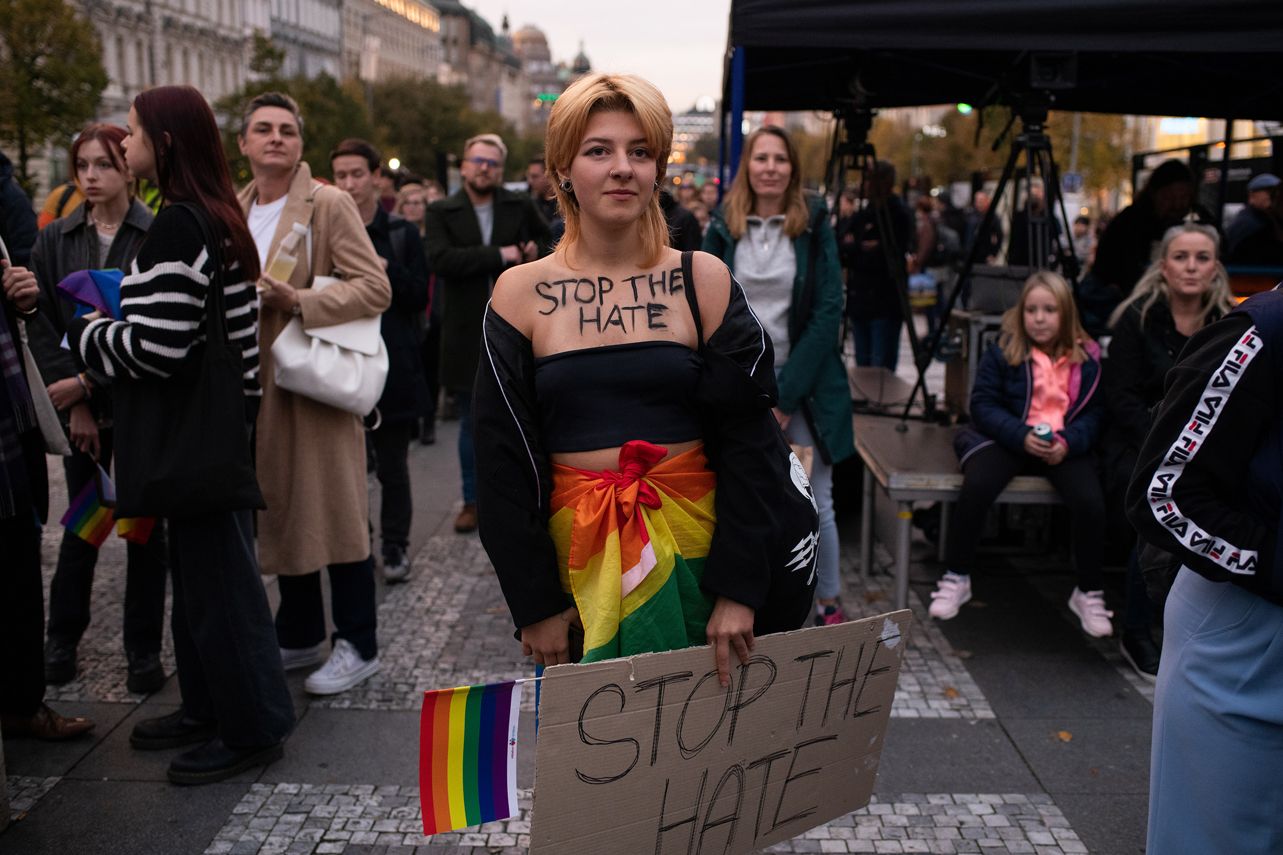 Václavské náměstí, Praha, 26.10.2022