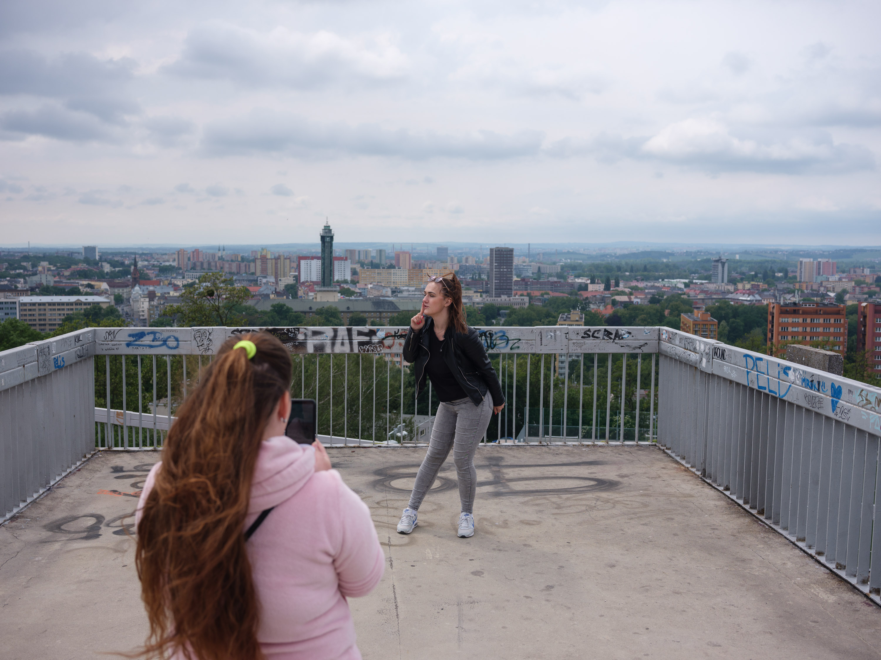 Nad stadionem Baníku Ostrava