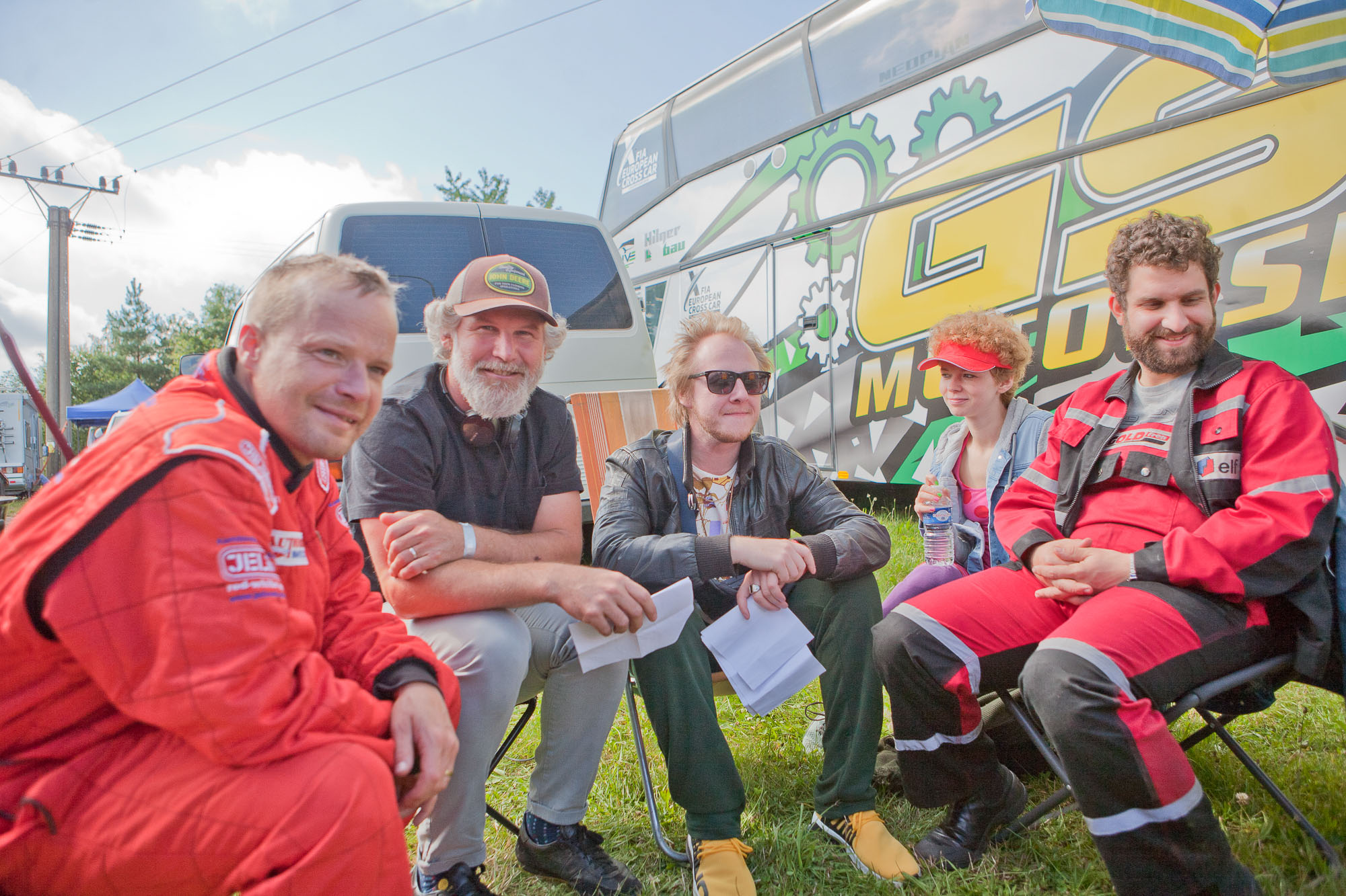 Natáčení filmu Grand Prix, Jan Prušinovský druhý zleva